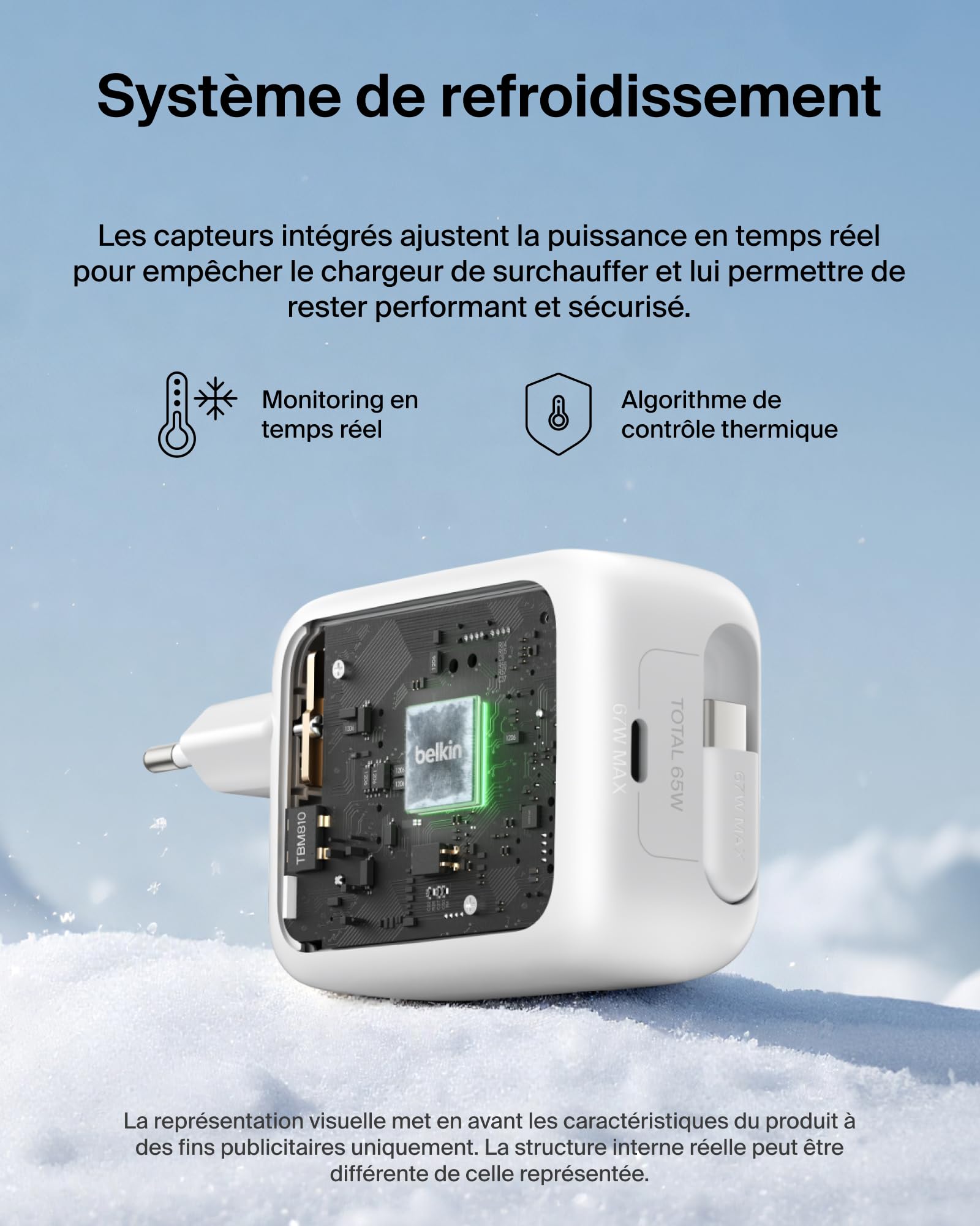 belkin-ultracharge-chargeur-usb-c-45-w-avec-c-ble-r-tractable-80-cm-pour-iphone- image 7