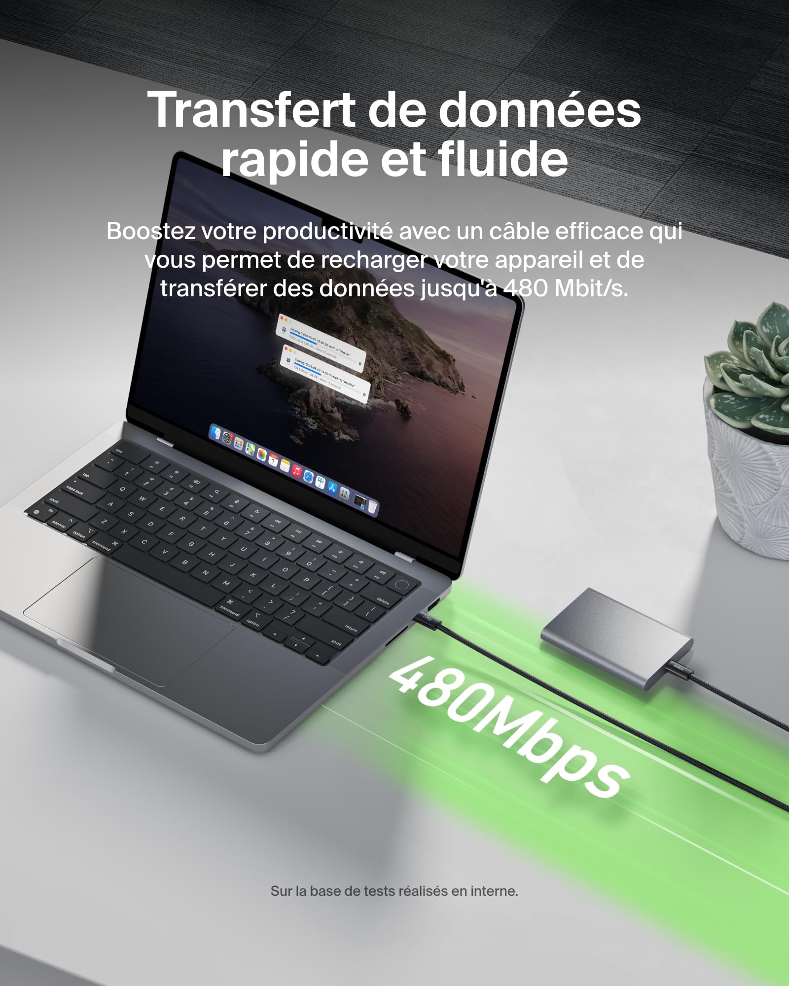 belkin-boostcharge-c-bles-usb-c-vers-usb-c-tress-s-1-5m-60w-pack-de-2-noir-pour- image 6