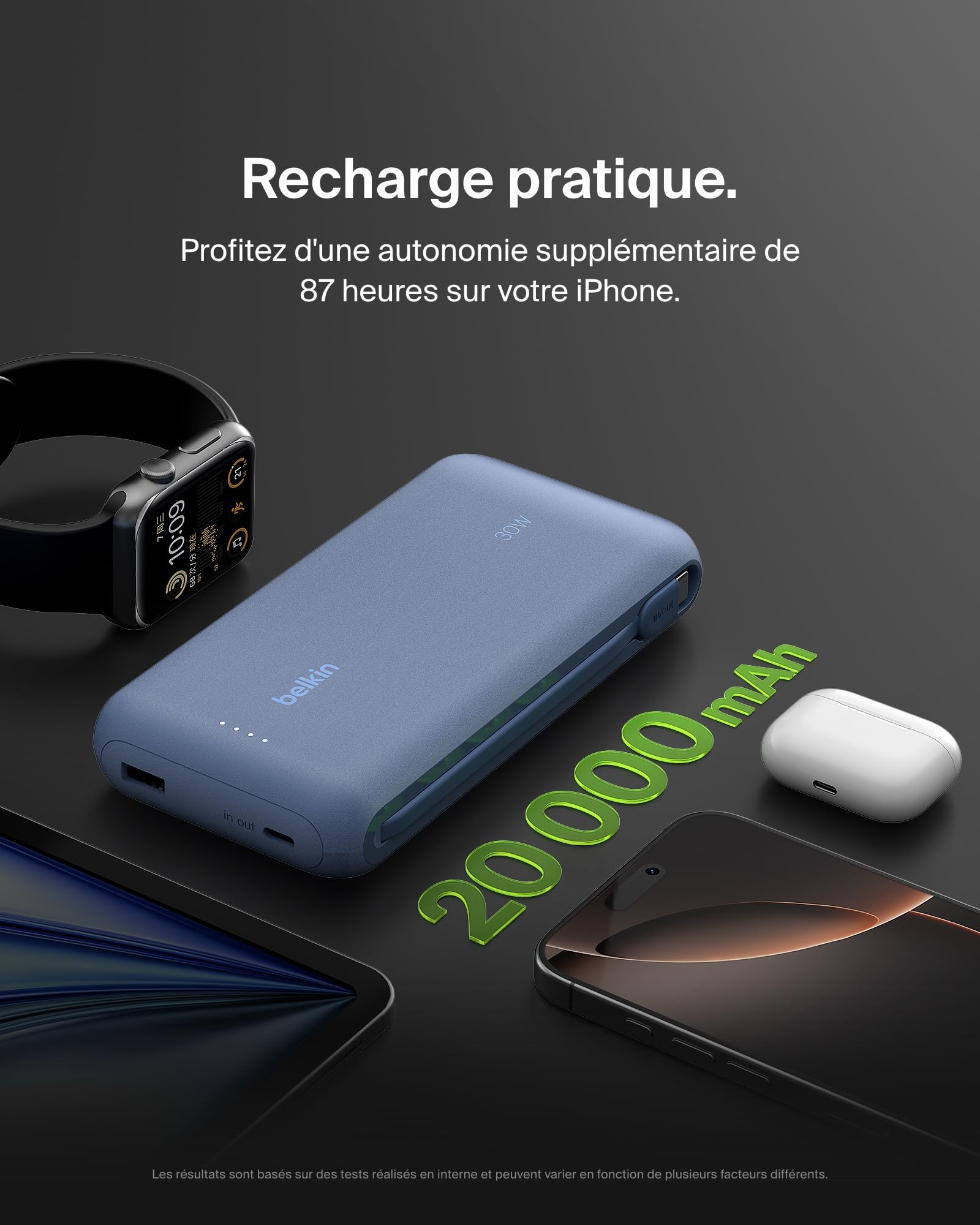 batterie-externe-belkin-boostcharge-20k-avec-c-ble-usb-c-int-gr-30w-power-delive image 5