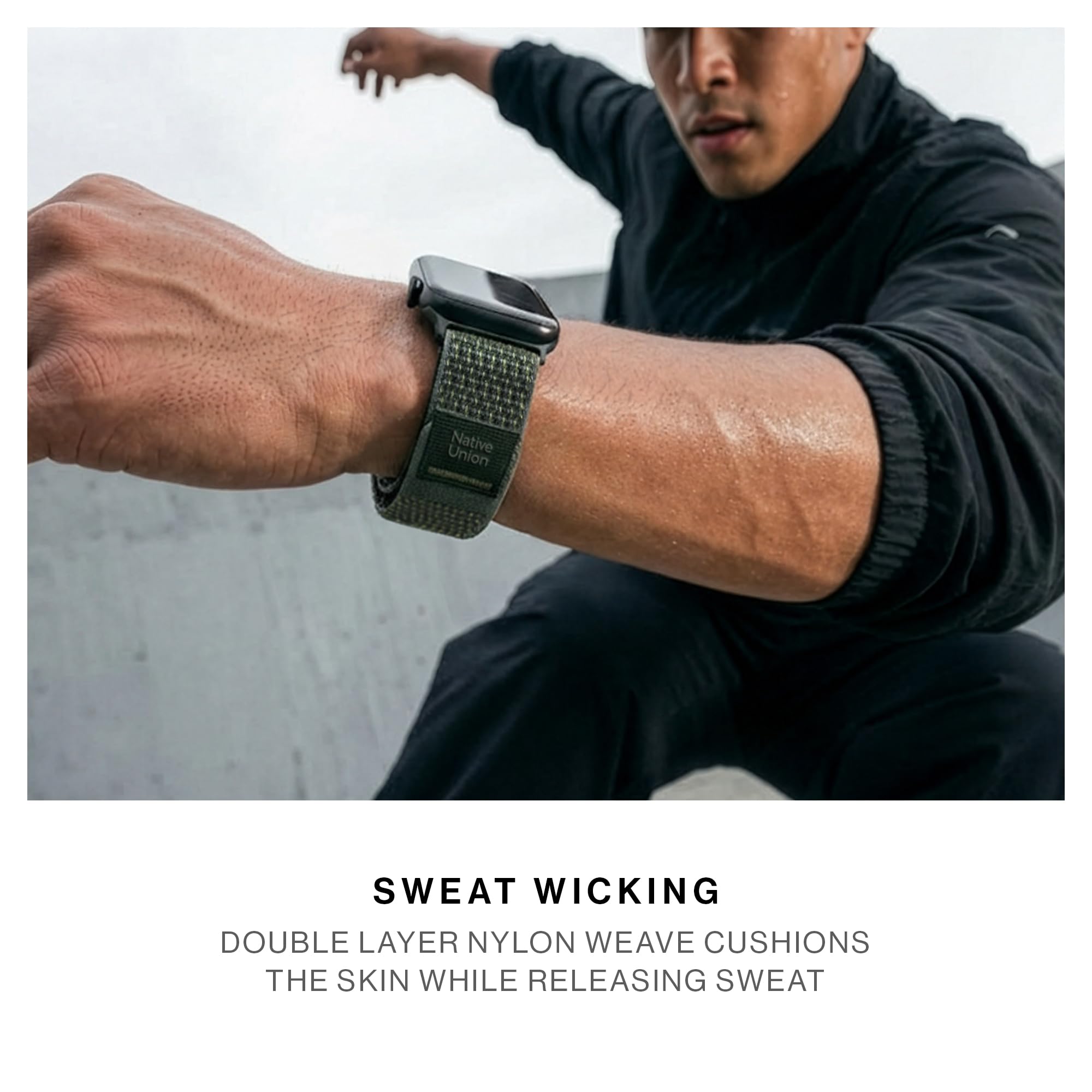 native-union-active-sport-loop-bracelet-en-nylon-tiss-respirant-pour-apple-watch image 5
