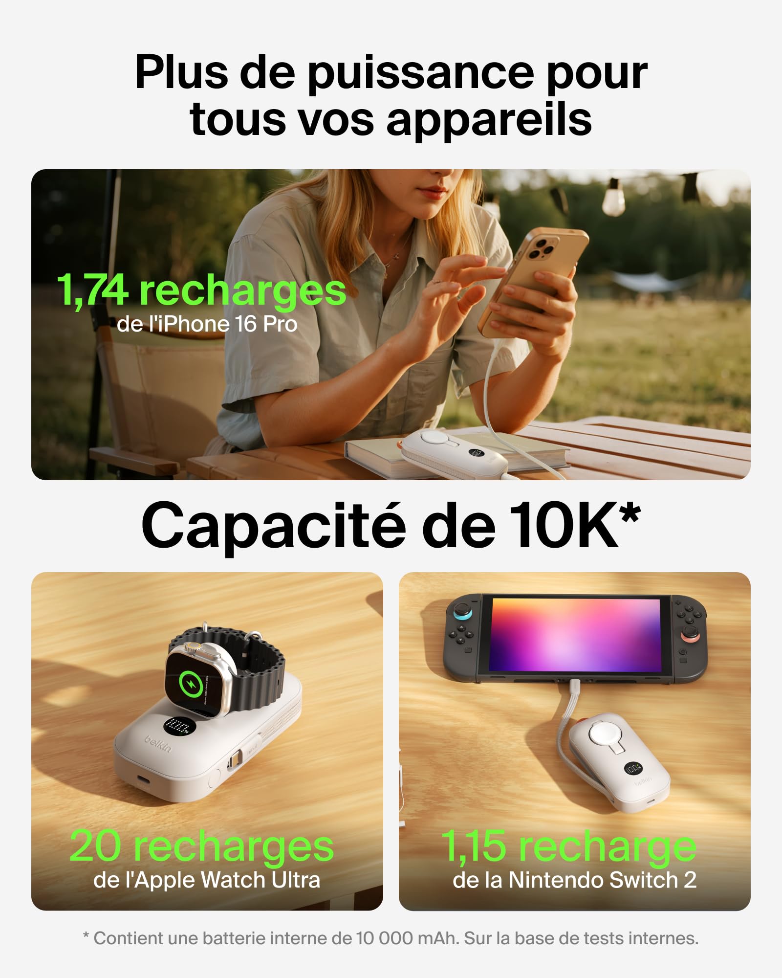 belkin-boostcharge-pro-batterie-externe-10000-mah-avec-module-apple-watch-c-ble- image 3