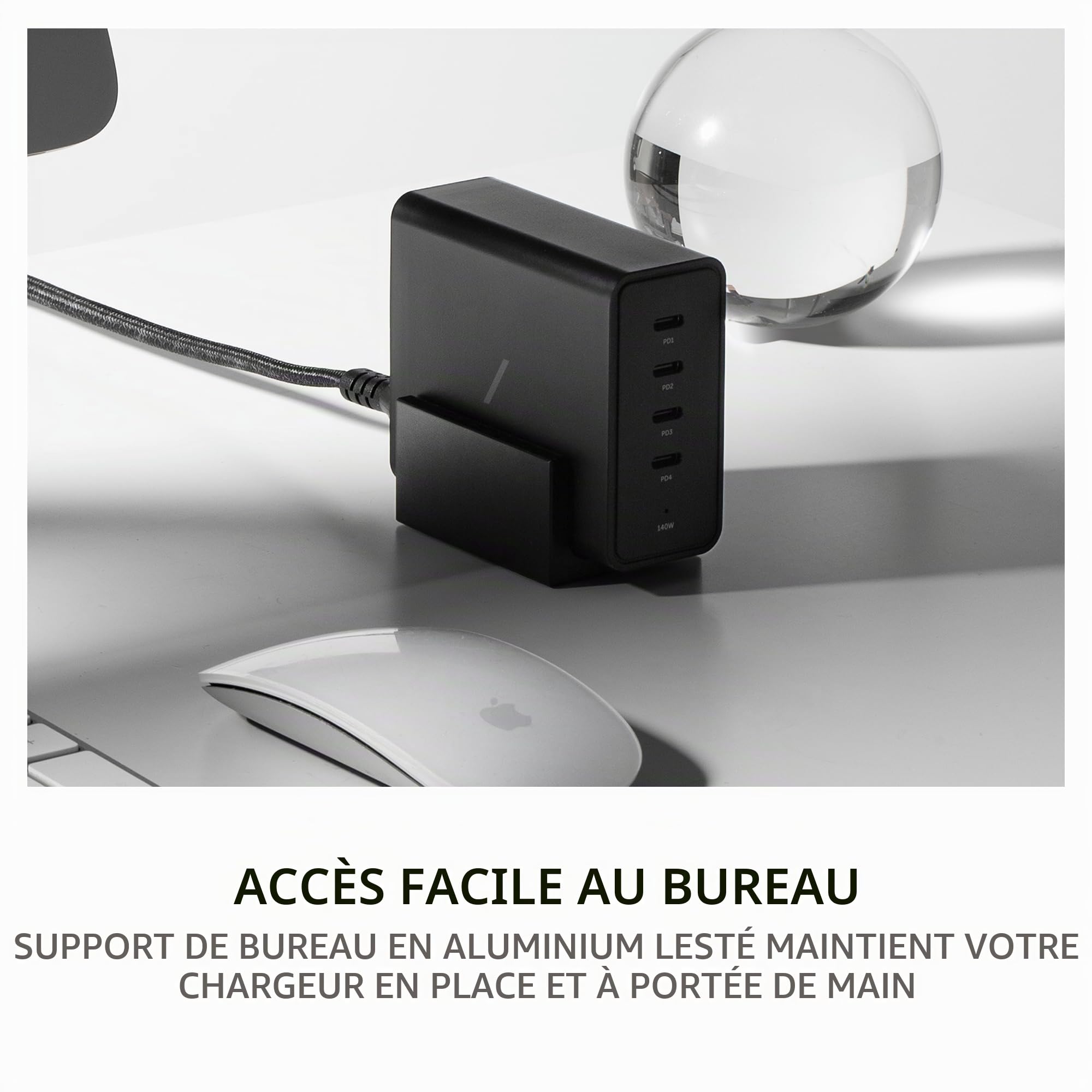 native-union-fast-gan-charger-pd-140w-station-de-charge-4-ports-usb-c-avec-suppo image 6