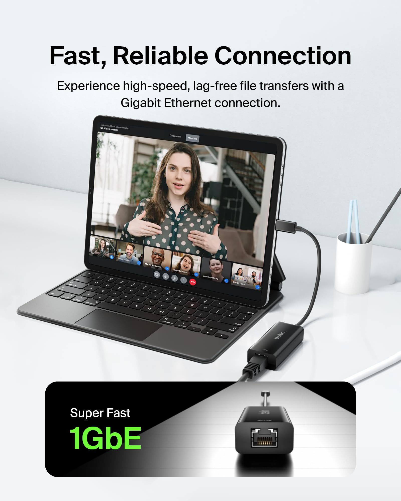belkin-adaptateur-usb-c-vers-ethernet-gigabit-noir image 3