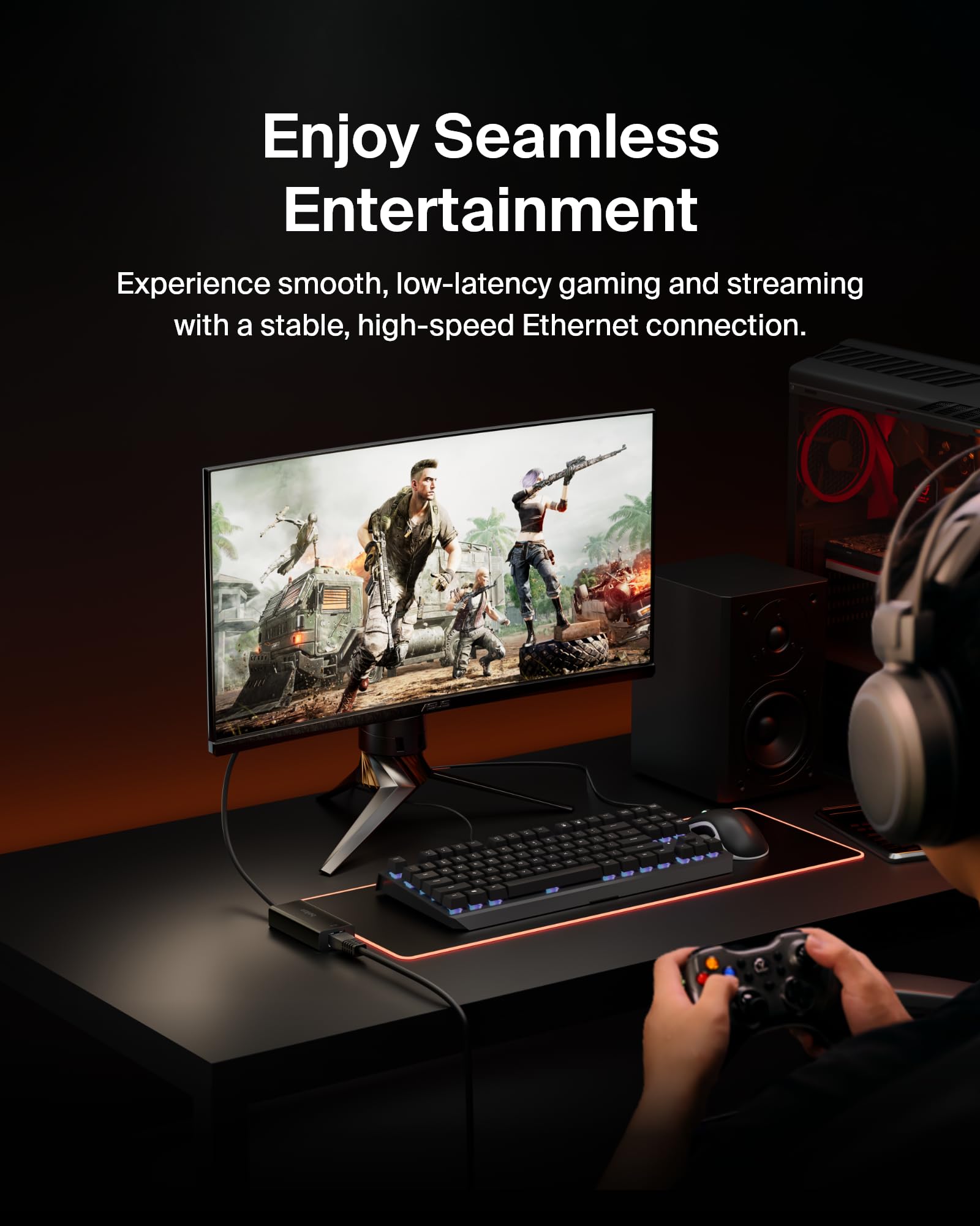 belkin-adaptateur-usb-c-vers-ethernet-gigabit-noir image 4