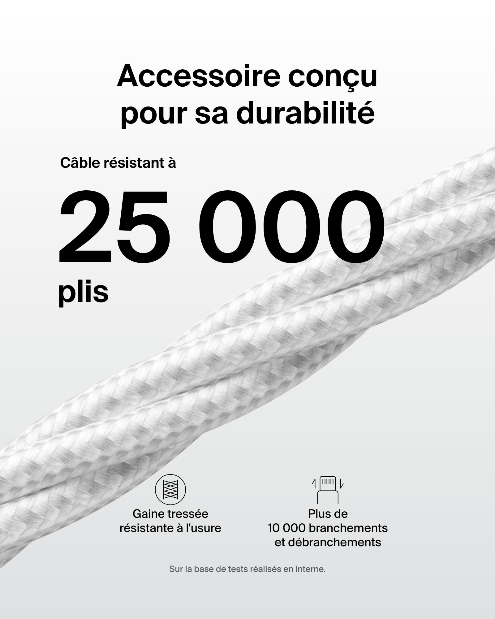 pack-de-2-c-bles-belkin-usb-a-vers-usb-c-tress-s-1-5-m-15-w-doux-au-toucher-blan image 3