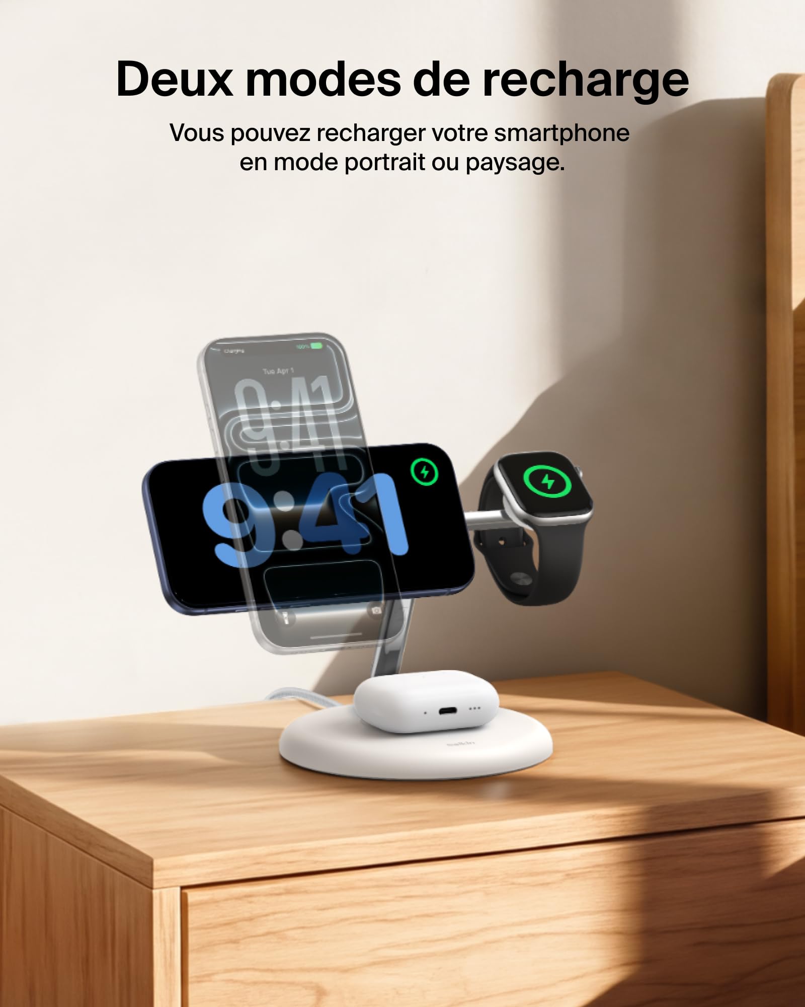 belkin-ultracharge-station-de-recharge-sans-fil-3-en-1-25w-qi2-2-compatible-mags image 7