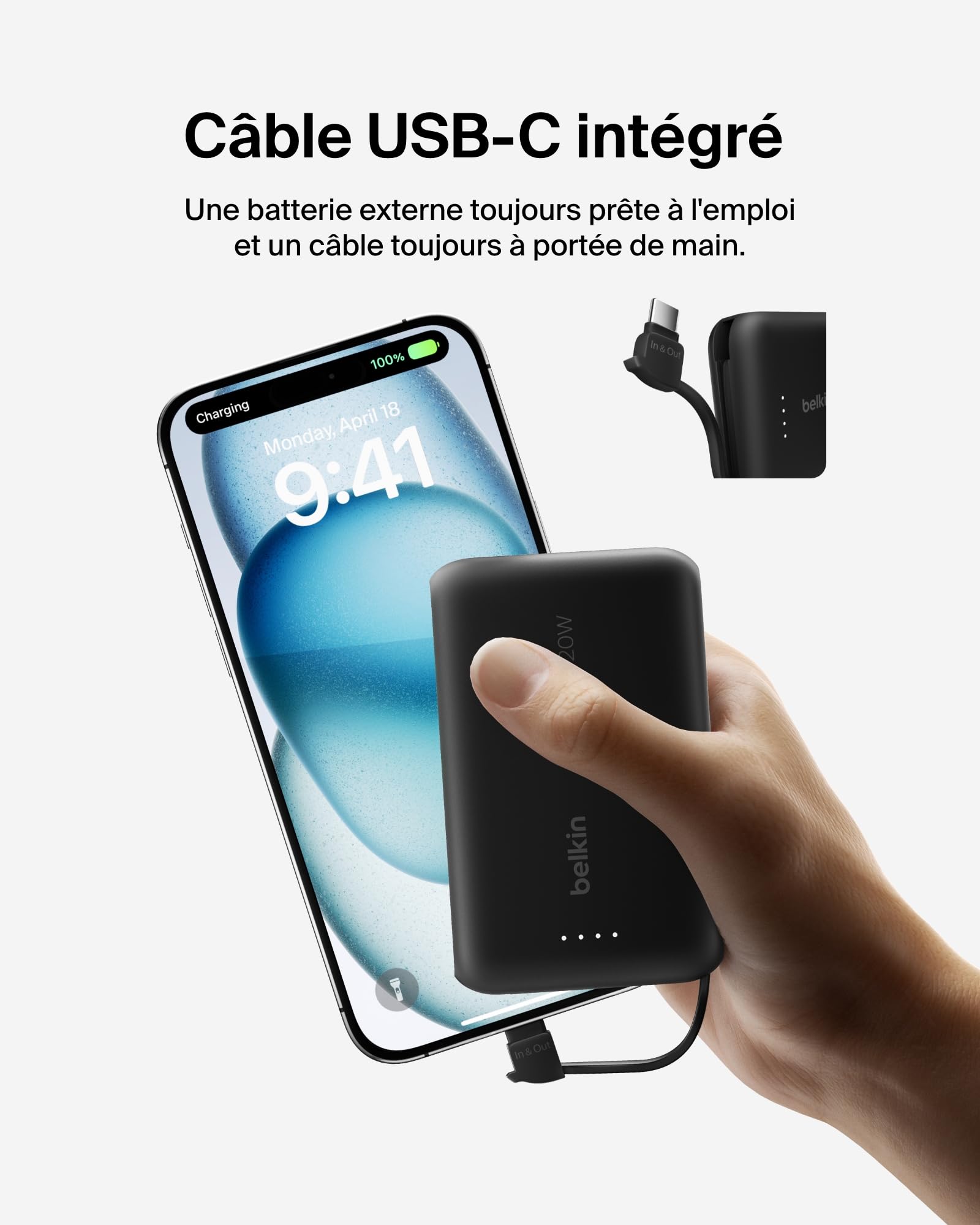 belkin-boostcharge-batterie-externe-10-000-mah-avec-c-ble-usb-c-int-gr-charge-ra image 5