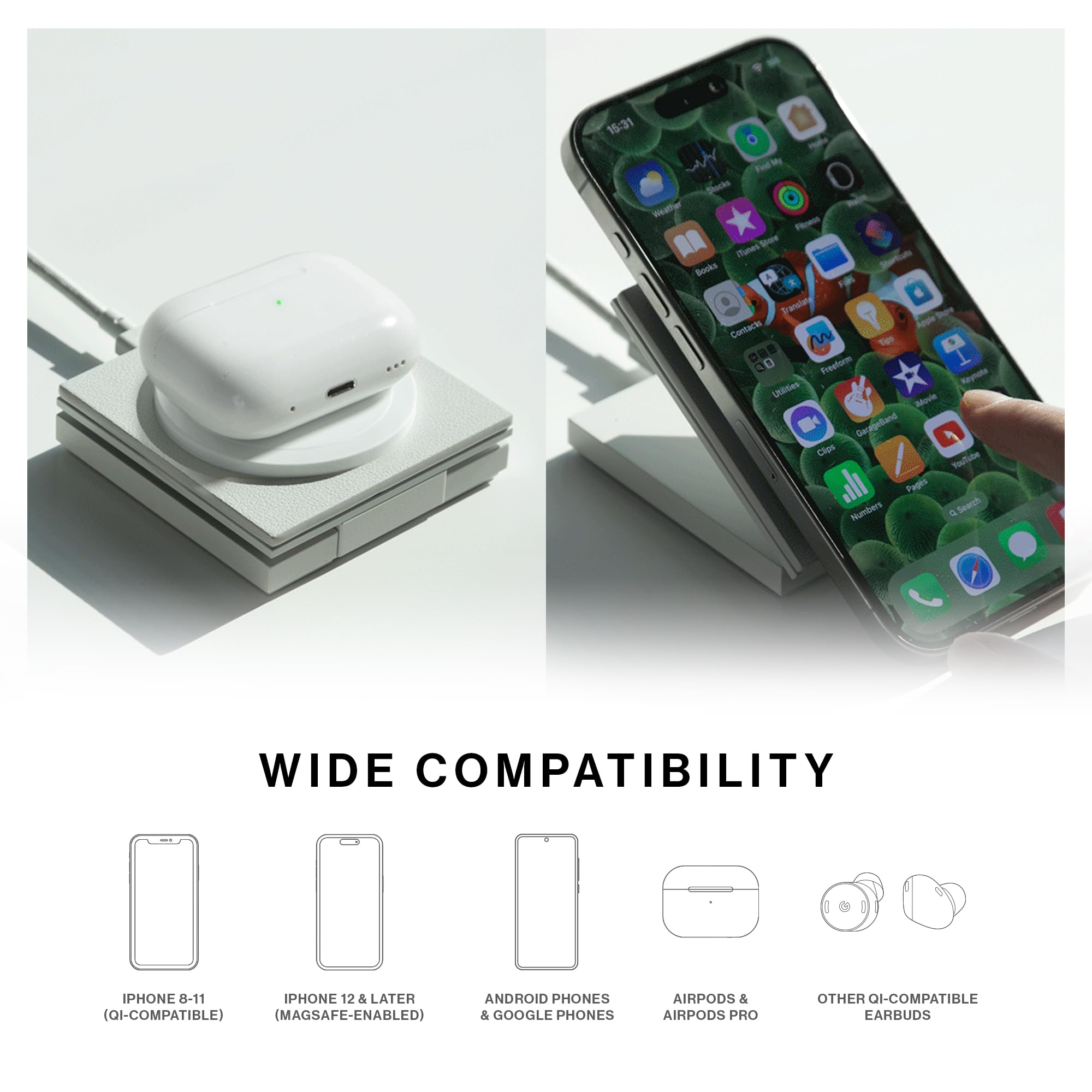 native-union-rise-chargeur-sans-fil-magn-tique-qi2-support-pliable-compatible-ma image 4
