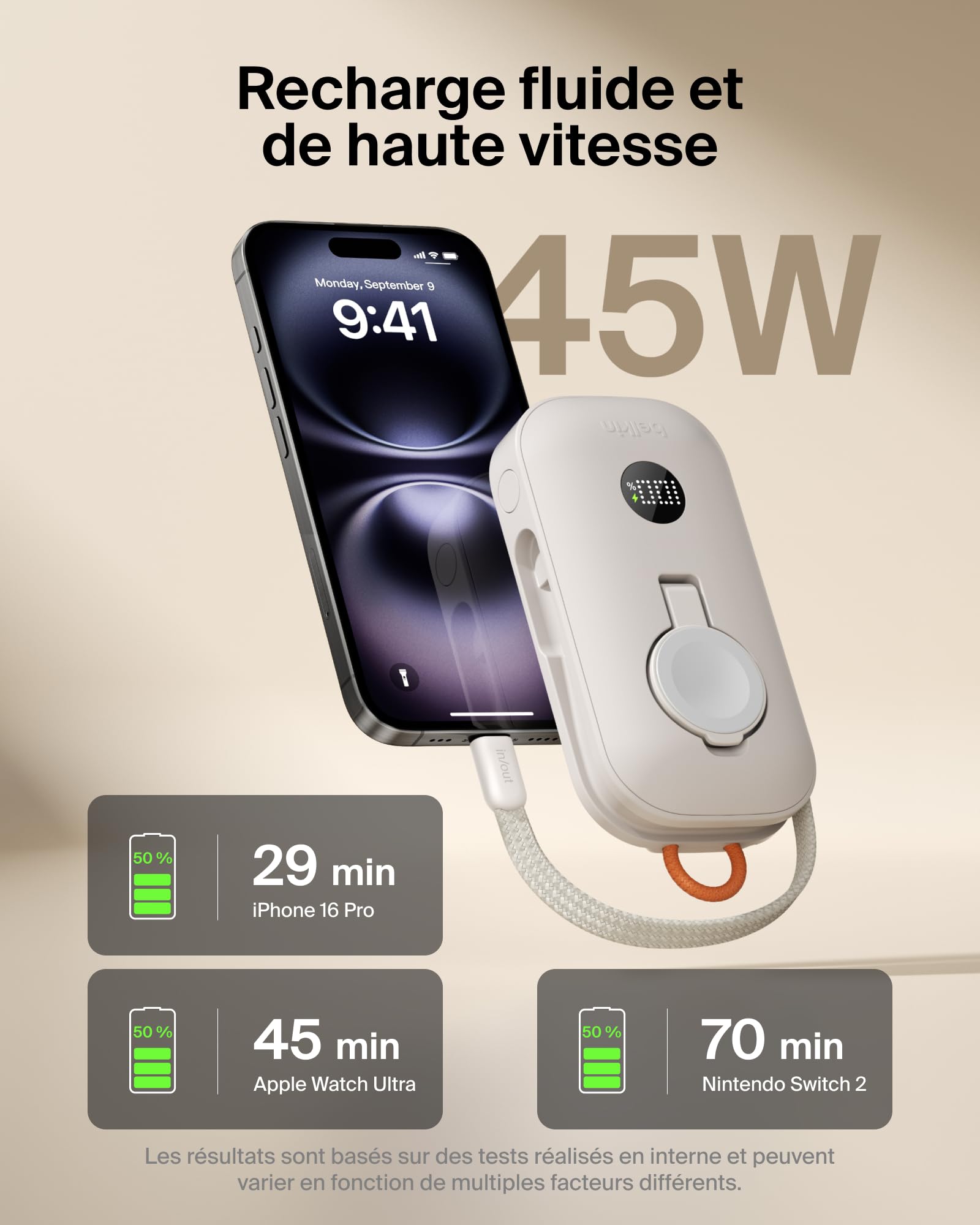 belkin-boostcharge-pro-batterie-externe-10000-mah-avec-module-apple-watch-c-ble- image 4