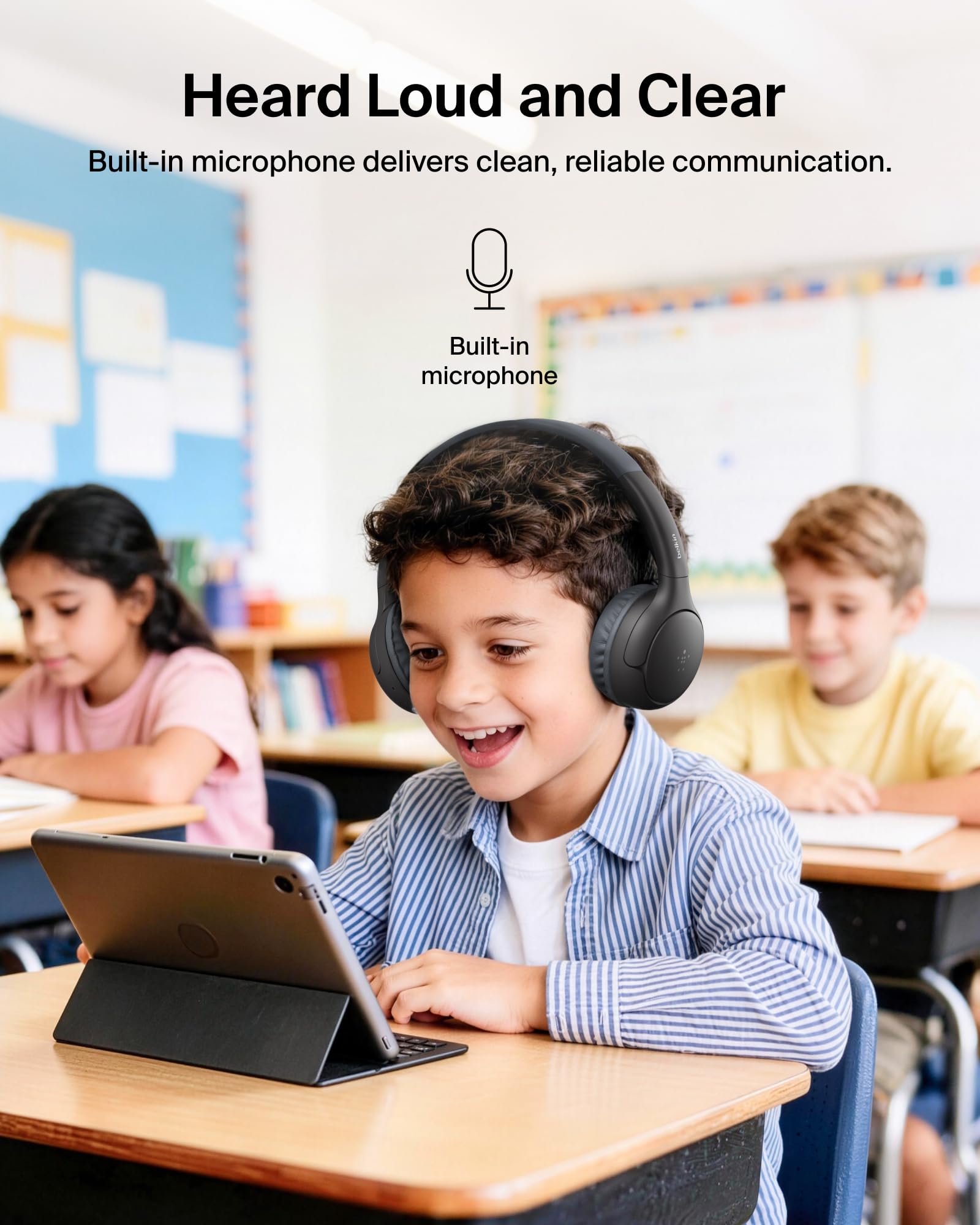 belkin-soundform-mini-2-casque-audio-sans-fil-pour-enfants-noir image 7