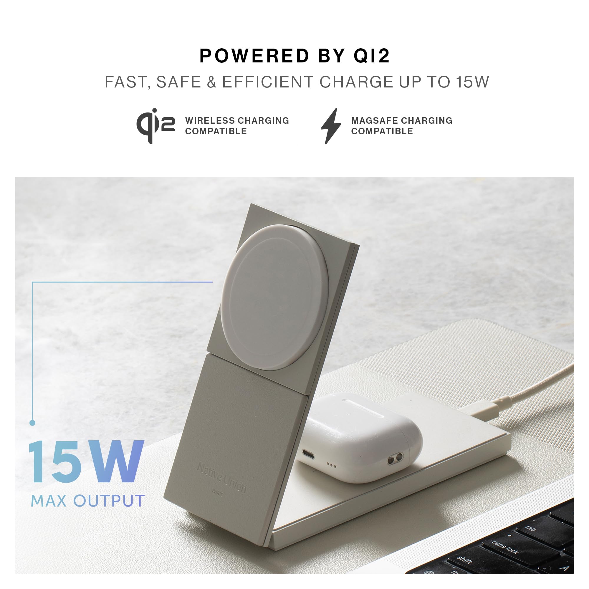 native-union-rise-chargeur-sans-fil-magn-tique-2-en-1-certifi-qi2-et-compatible- image 2