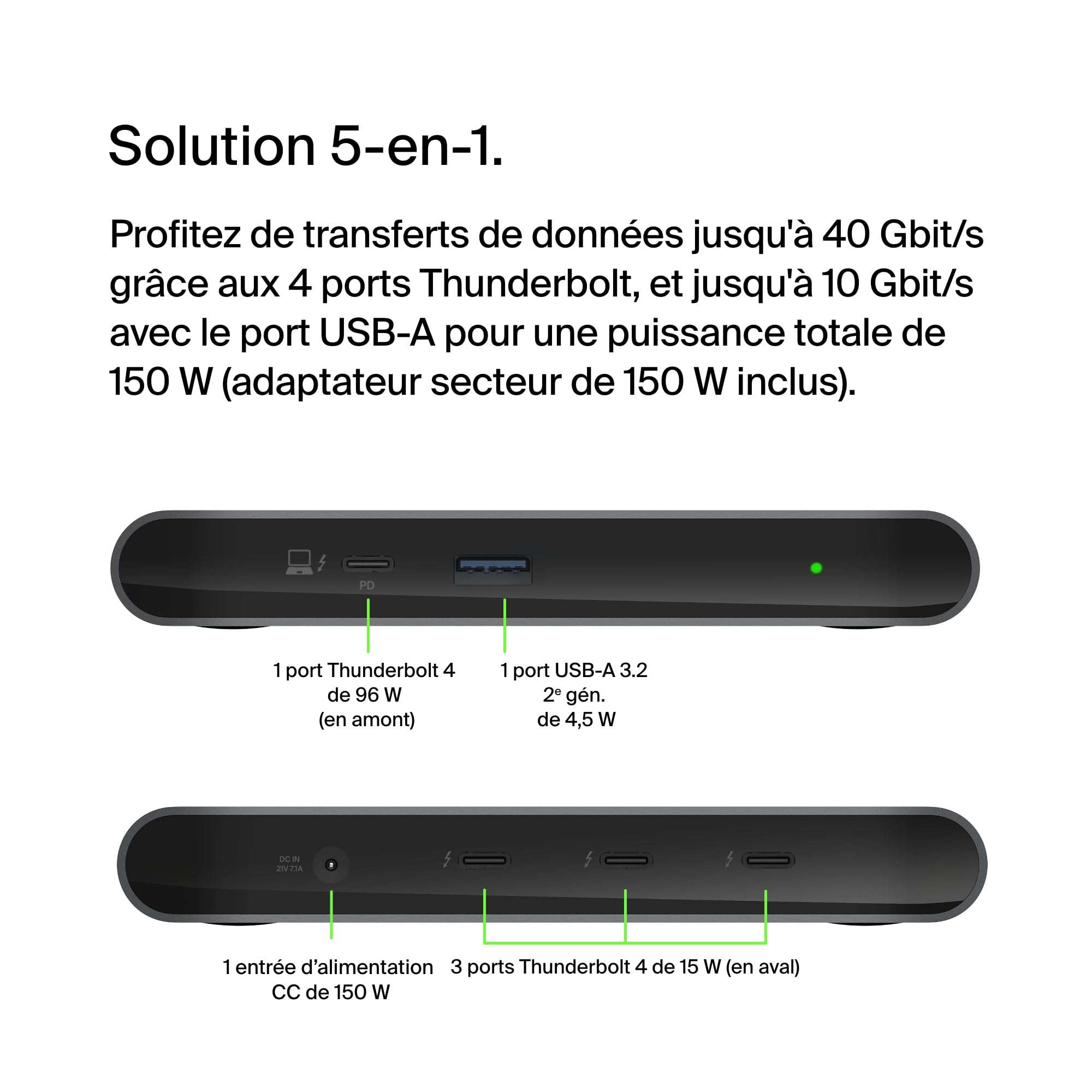 belkin-connect-station-d-accueil-thunderbolt-4-usb-c-5-en-1-power-delivery-96-w- image 2