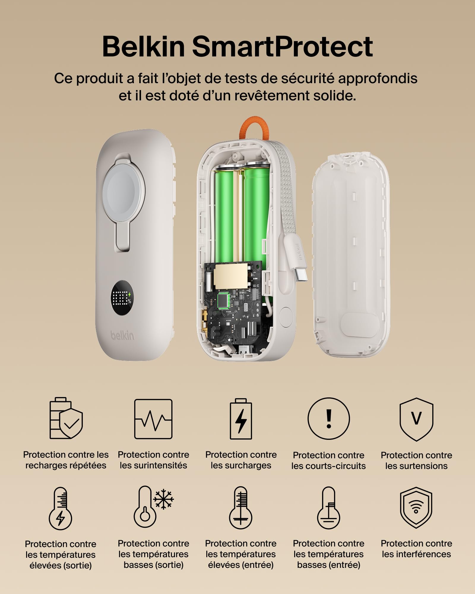 belkin-boostcharge-pro-batterie-externe-10000-mah-avec-module-apple-watch-c-ble- image 7
