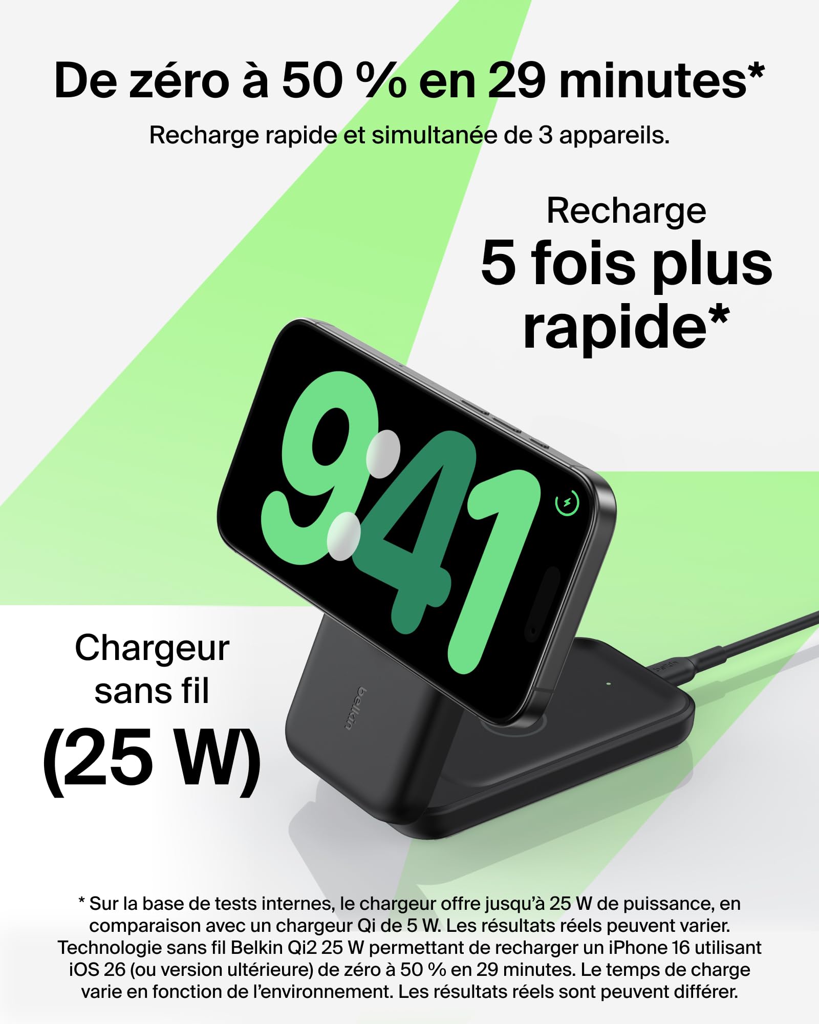 belkin-ultracharge-chargeur-induction-3-en-1-qi2-25w-station-magsafe-pour-iphone image 2