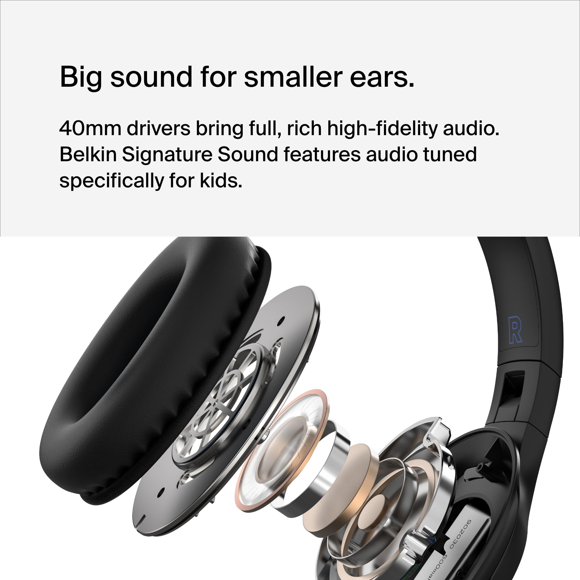 casque-bluetooth-belkin-soundform-inspire-pour-enfants-safe-sound-85db-micro-35h image 4