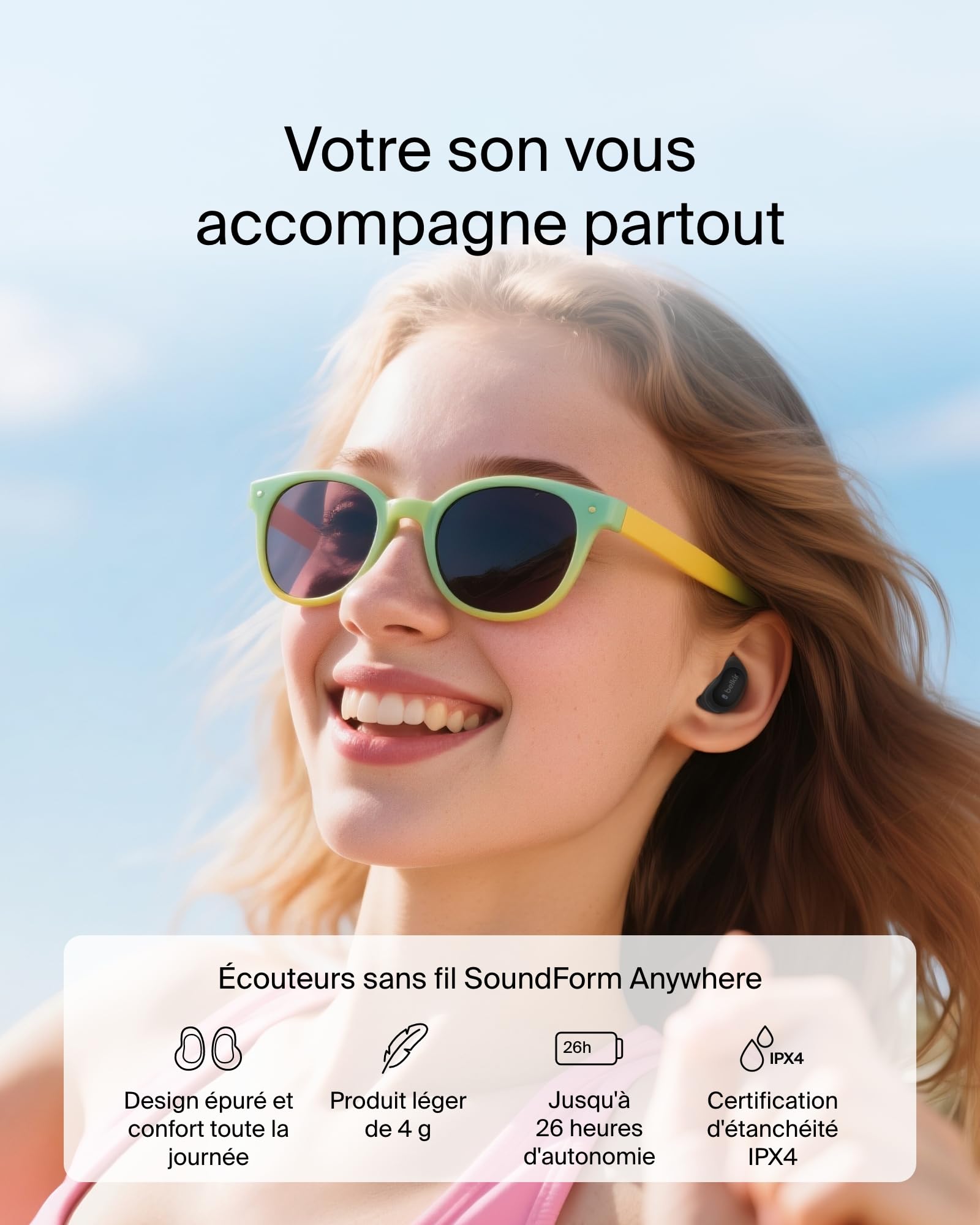 belkin-soundform-anywhere-couteurs-bluetooth-sans-fil-confortables-bluetooth-6-0 image 2
