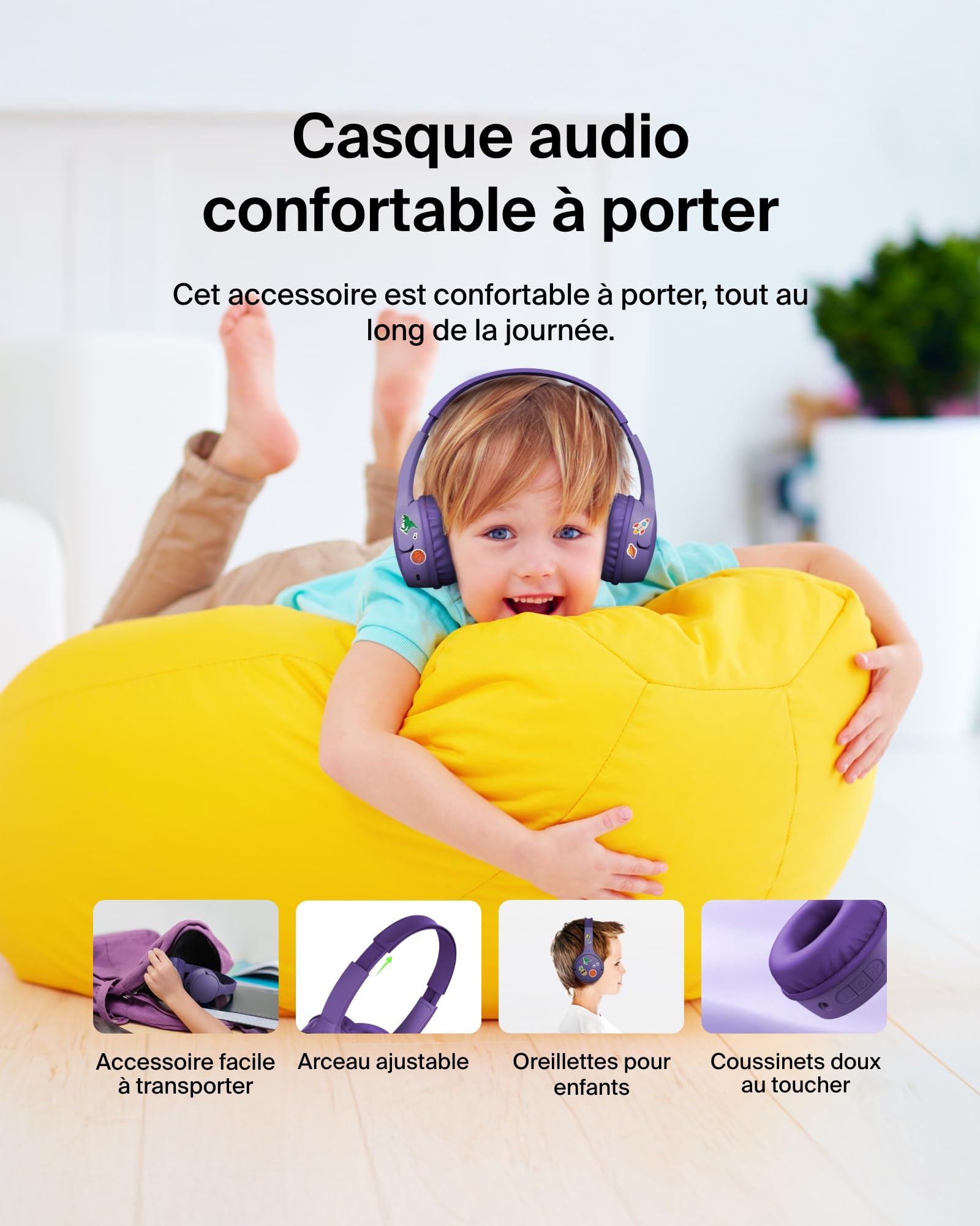 belkin-soundform-mini-casque-audio-sans-fil-pour-enfants-avec-micro-int-gr-viole image 7