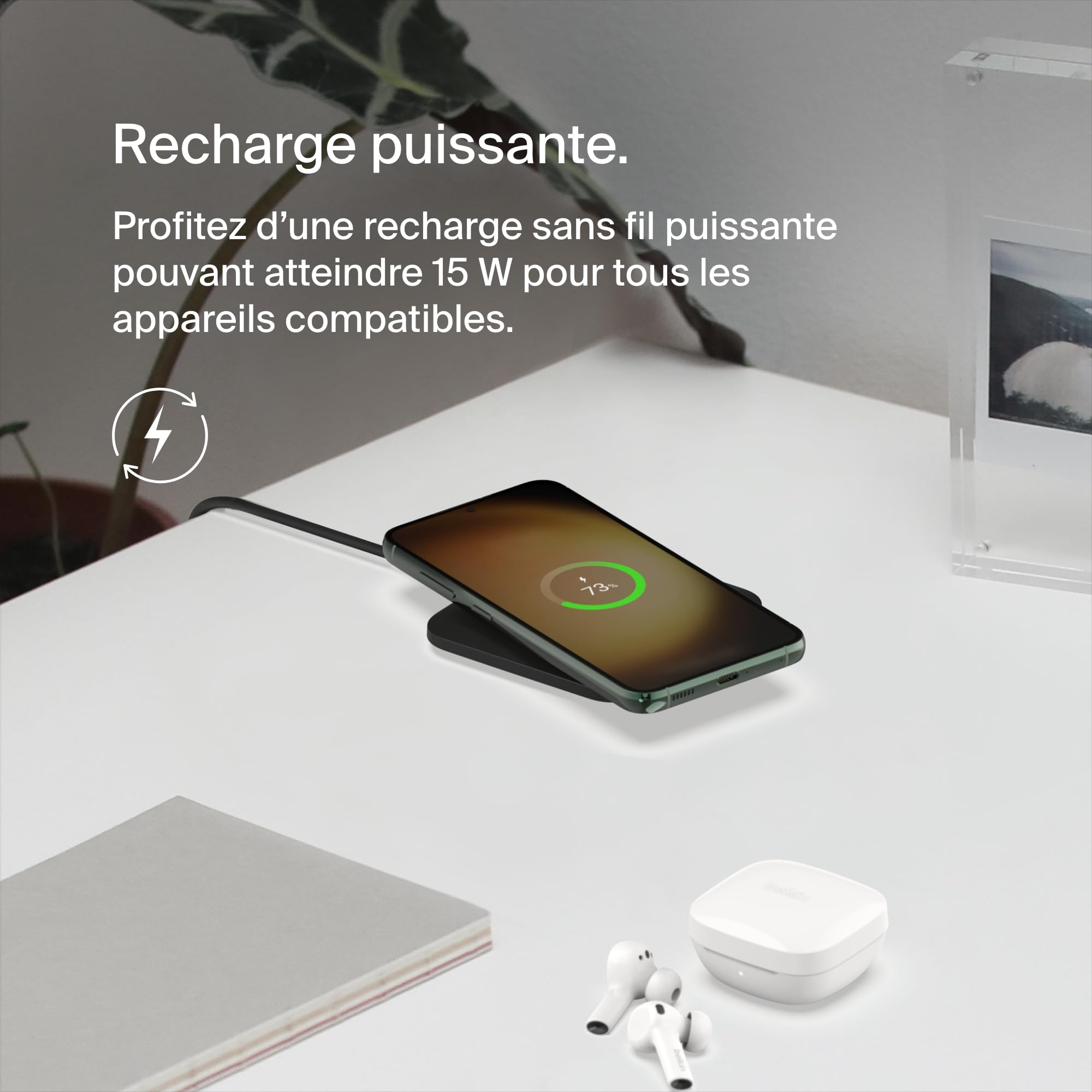 belkin-boostcharge-pro-chargeur-induction-avec-alignement-facile-recharge-rapide image 2