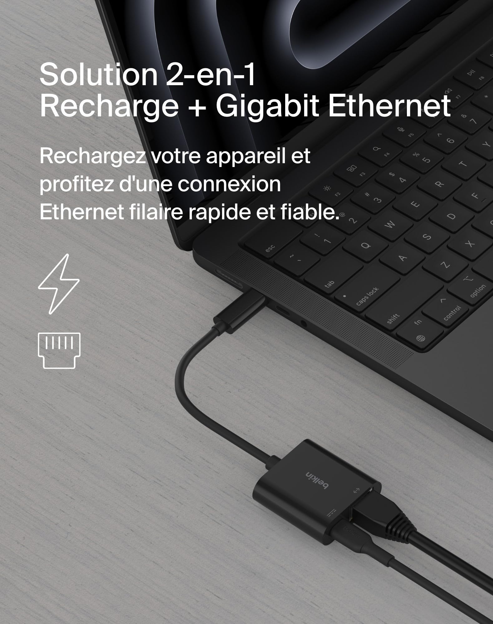 belkin-connect-adaptateur-usb-c-vers-ethernet-recharge-100w-gigabit-ethernet-com image 2