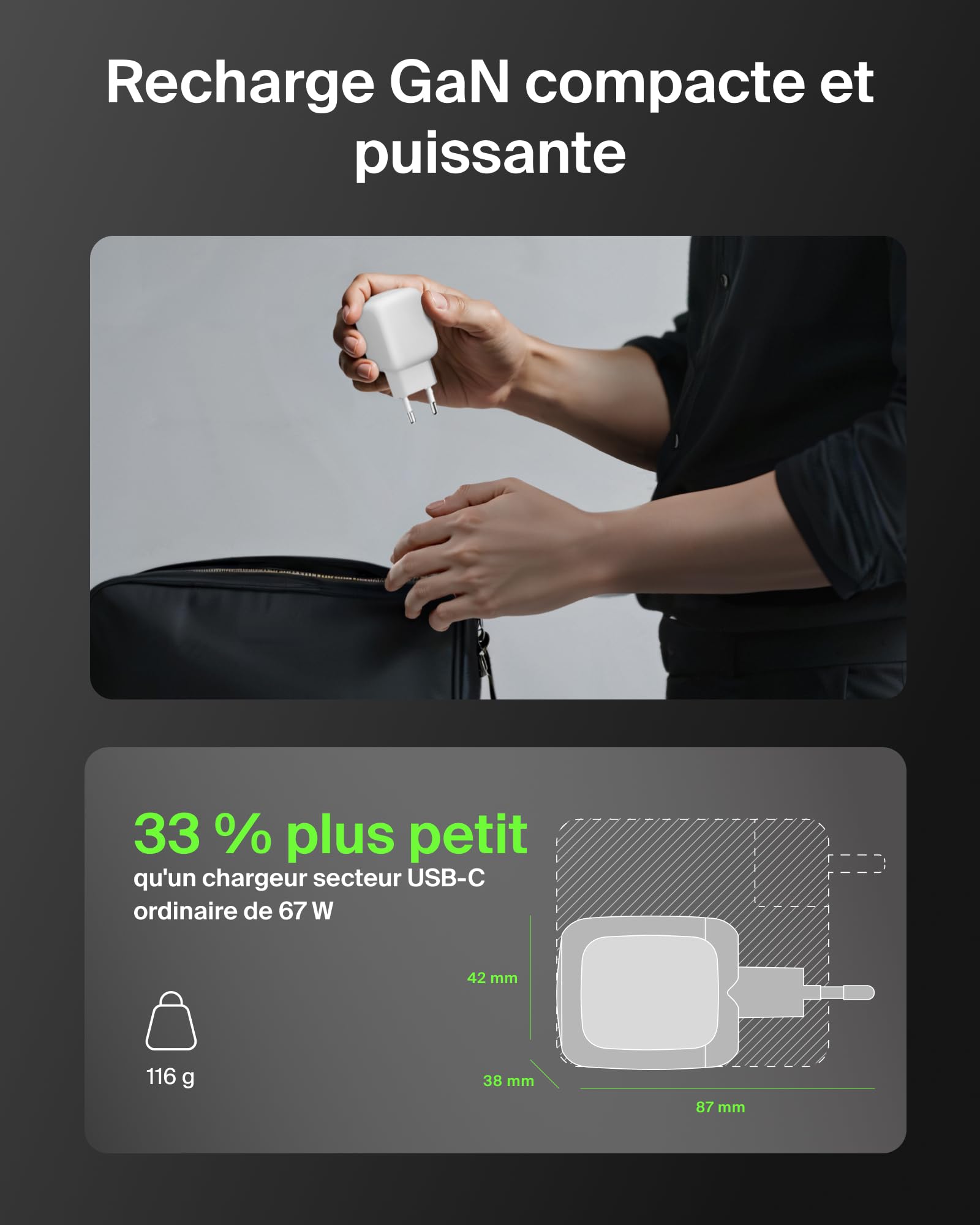 belkin-boostcharge-pro-chargeur-usb-c-67w-gan-2-ports-pour-macbook-iphone-samsun image 3