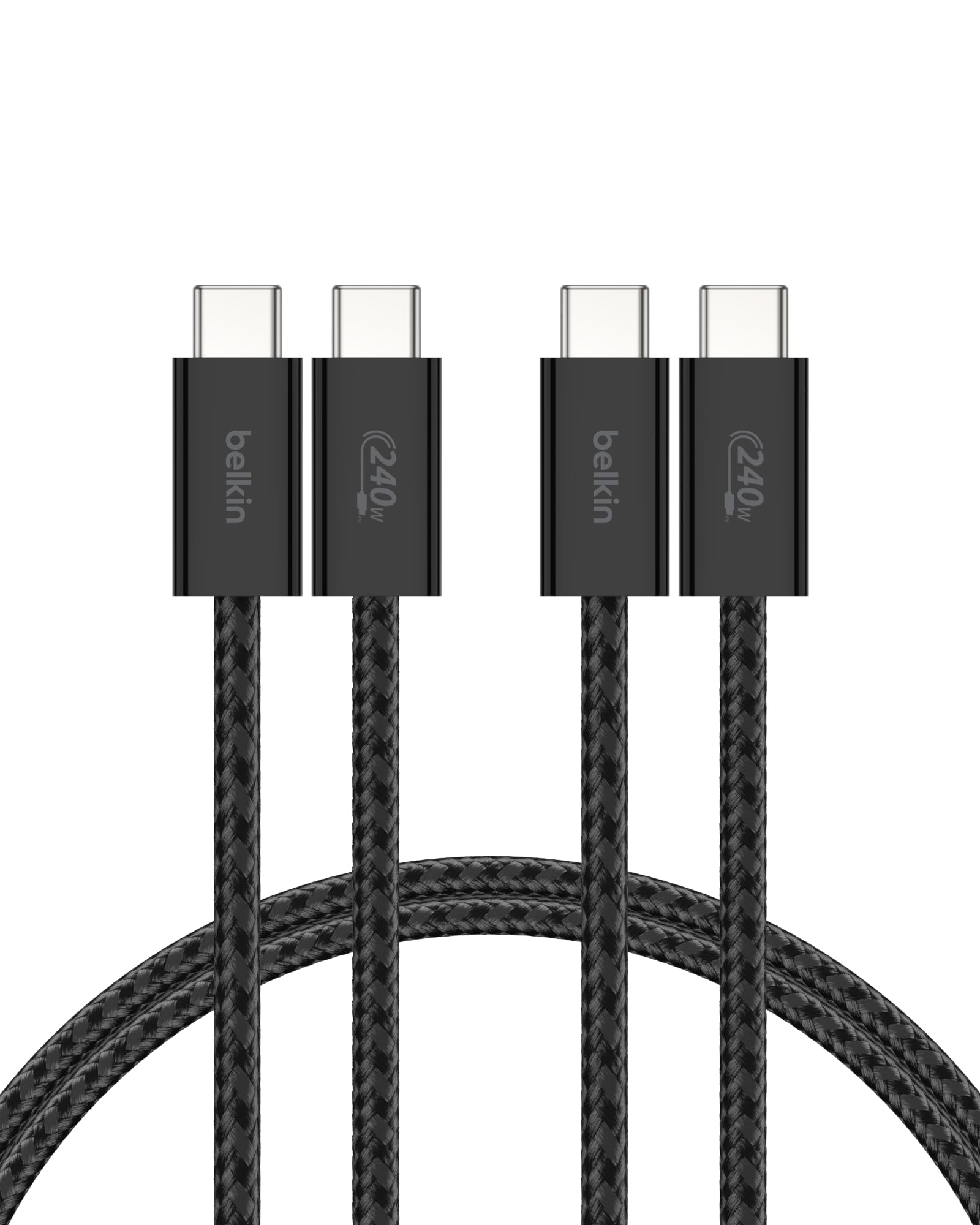 belkin-boostcharge-c-bles-usb-c-vers-usb-c-240w-avec-gaine-tress-e-2x1-5m-blanc image 8