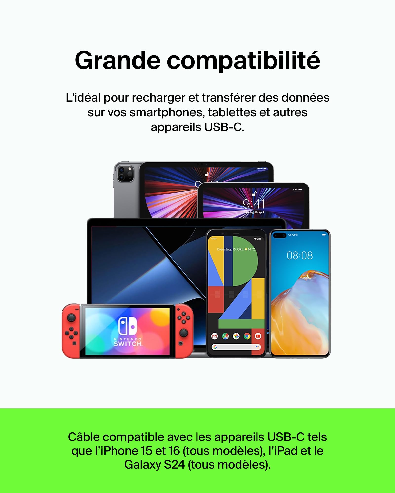 belkin-boostcharge-c-ble-usb-c-vers-usb-c-1-m-noir image 5