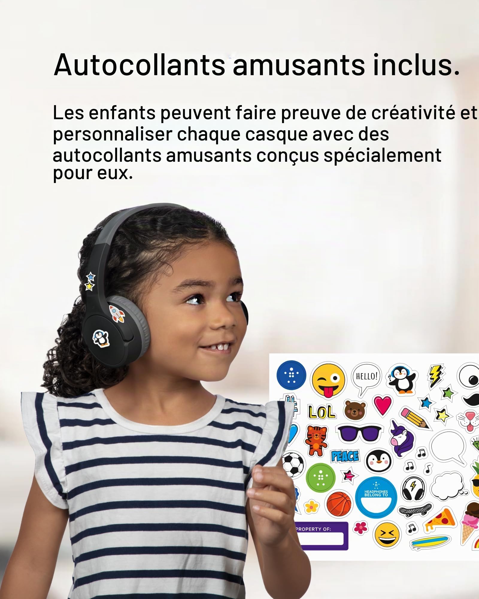 belkin-soundform-mini-casque-audio-sans-fil-pour-enfants-avec-micro-noir image 7