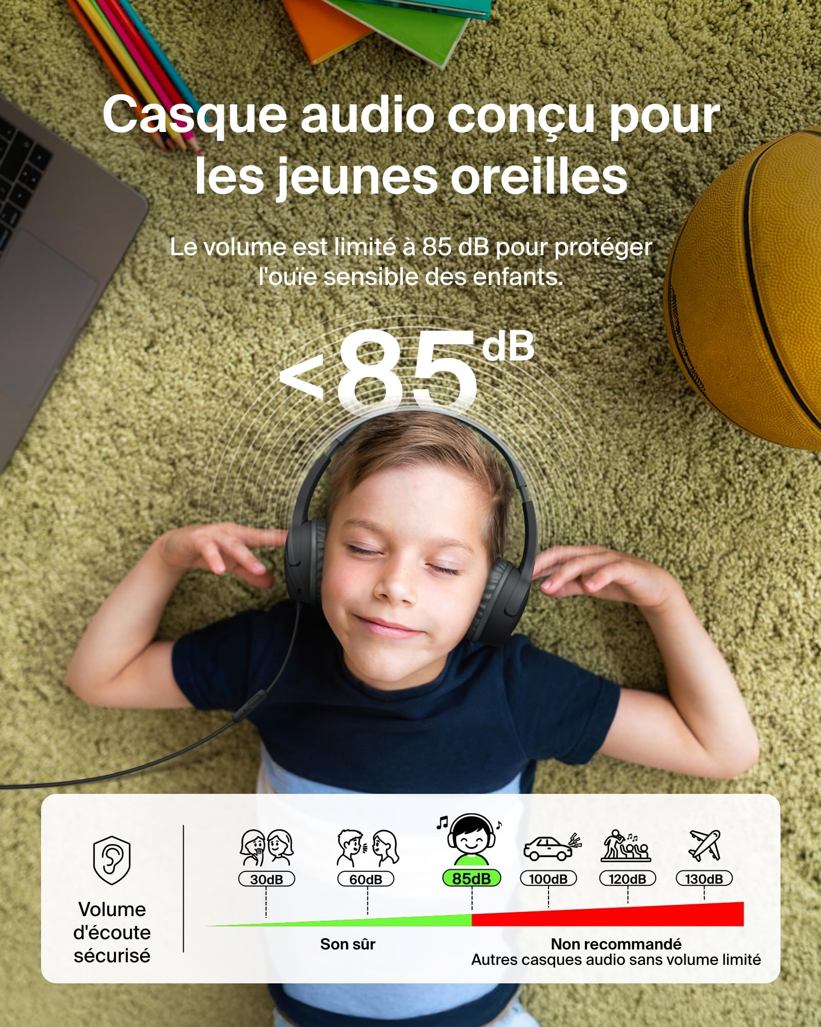belkin-soundform-mini-casque-audio-enfant-filaire-avec-connecteurs-usb-c-et-3-5- image 2