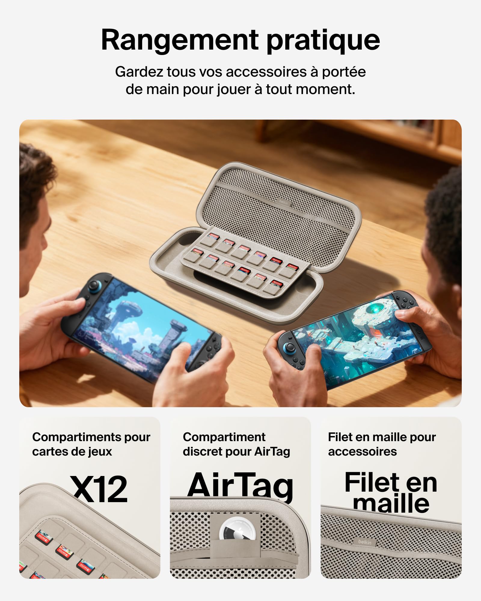 pochette-de-transport-belkin-gaming-pour-nintendo-switch-2-coque-rigide-12-carte image 5