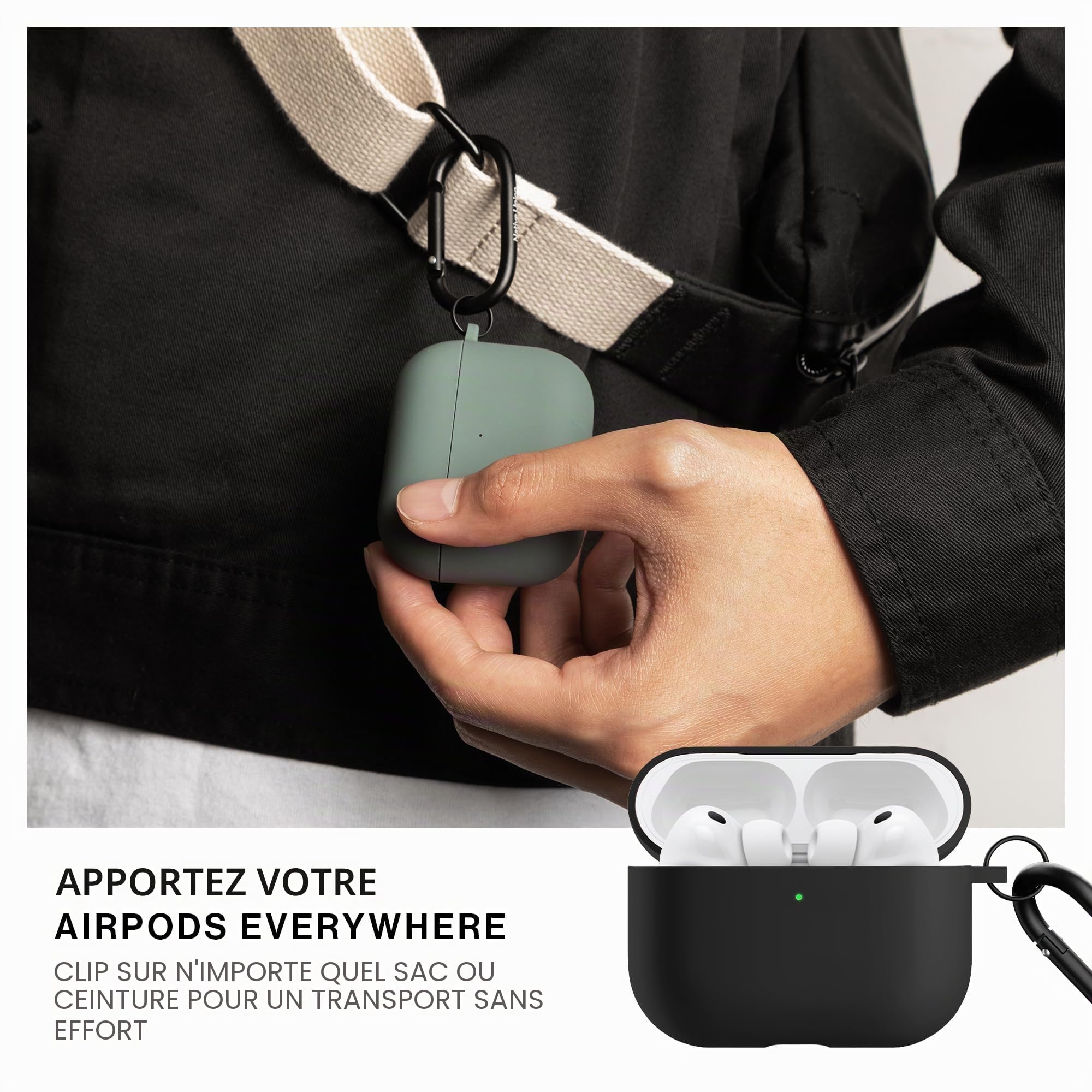 native-union-active-coque-pour-airpods-pro-3-silicone-doux-avec-clip-m-tallique- image 5