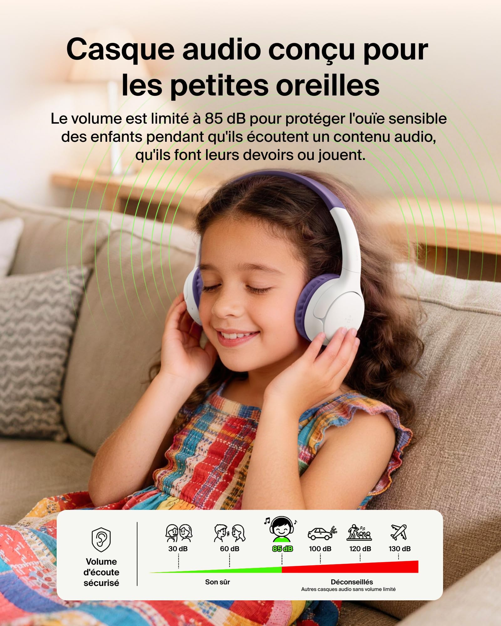 belkin-soundform-mini-2-casque-audio-sans-fil-pour-enfants-bluetooth-55-h-d-auto-2 image 3