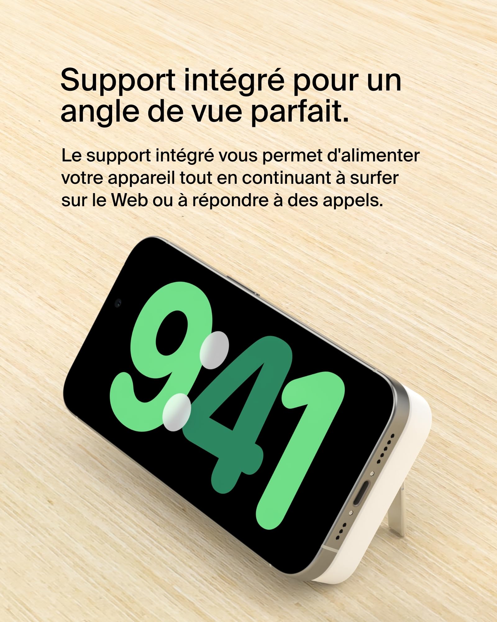 belkin-boostcharge-pro-batterie-externe-qi2-8000mah-avec-support-int-gr image 6