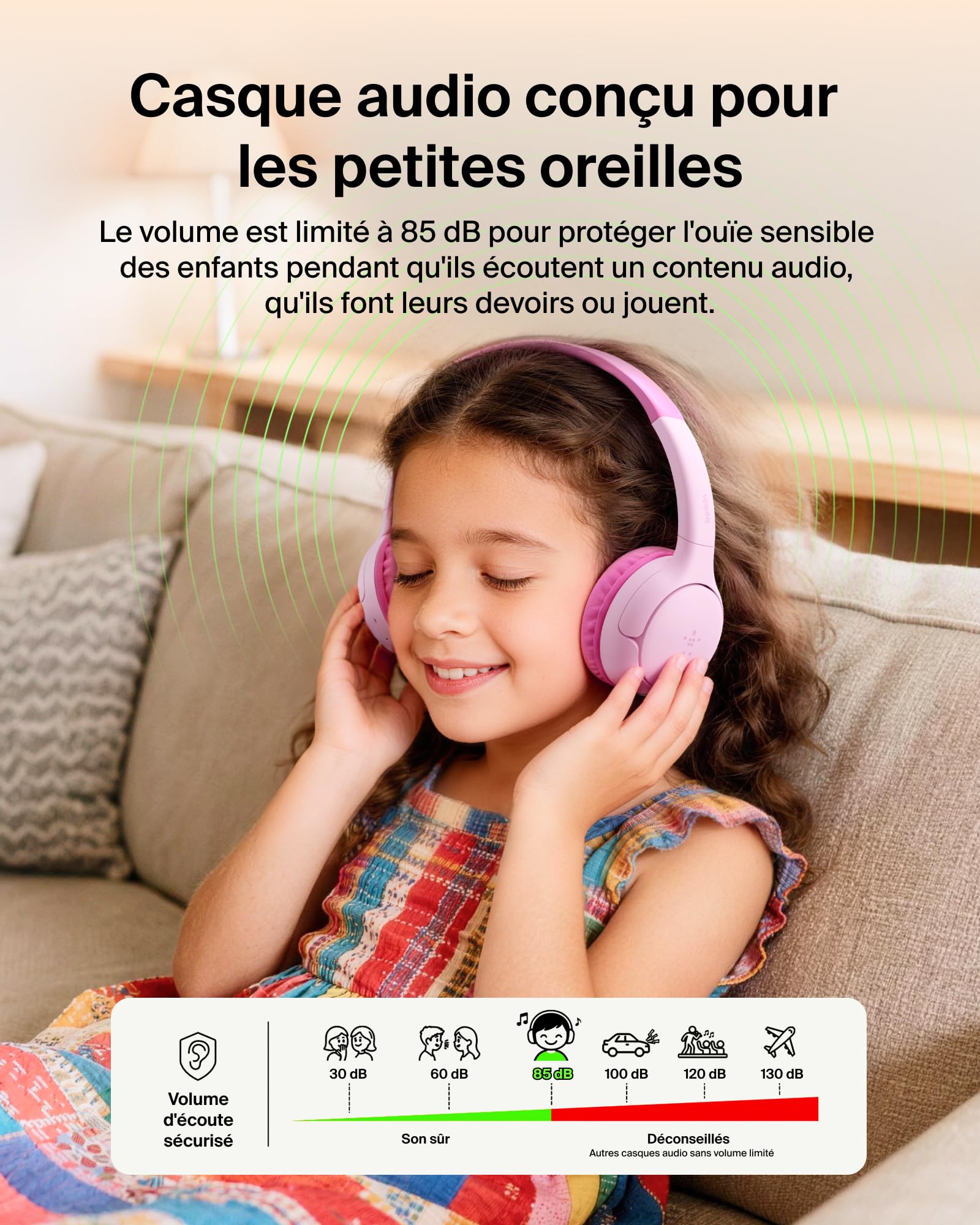 belkin-soundform-mini-2-casque-audio-sans-fil-pour-enfants-bluetooth-55-h-d-auto image 3