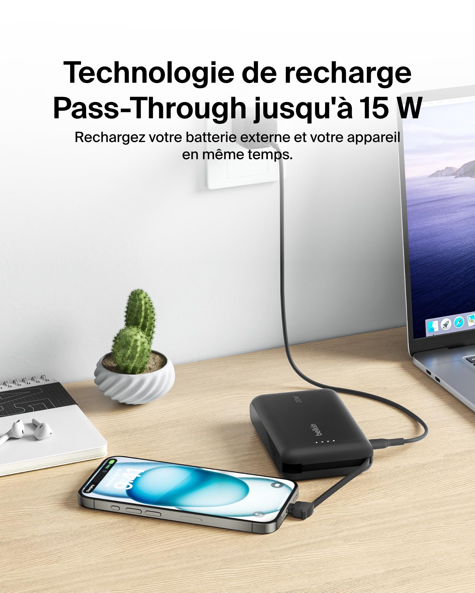 belkin-boostcharge-batterie-externe-10-000-mah-avec-c-ble-usb-c-int-gr-charge-ra image 7