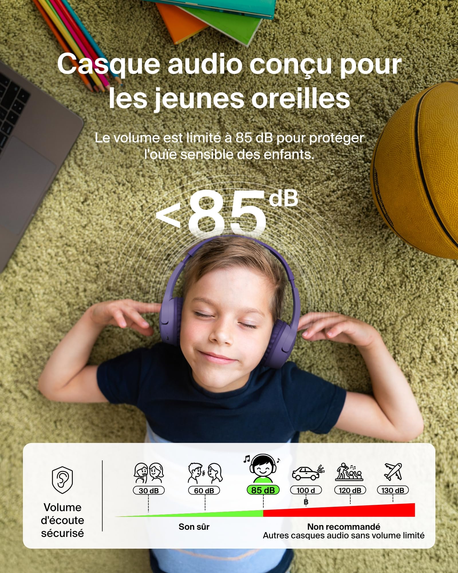 belkin-soundform-mini-casque-audio-sans-fil-pour-enfants-avec-micro-int-gr-viole image 3