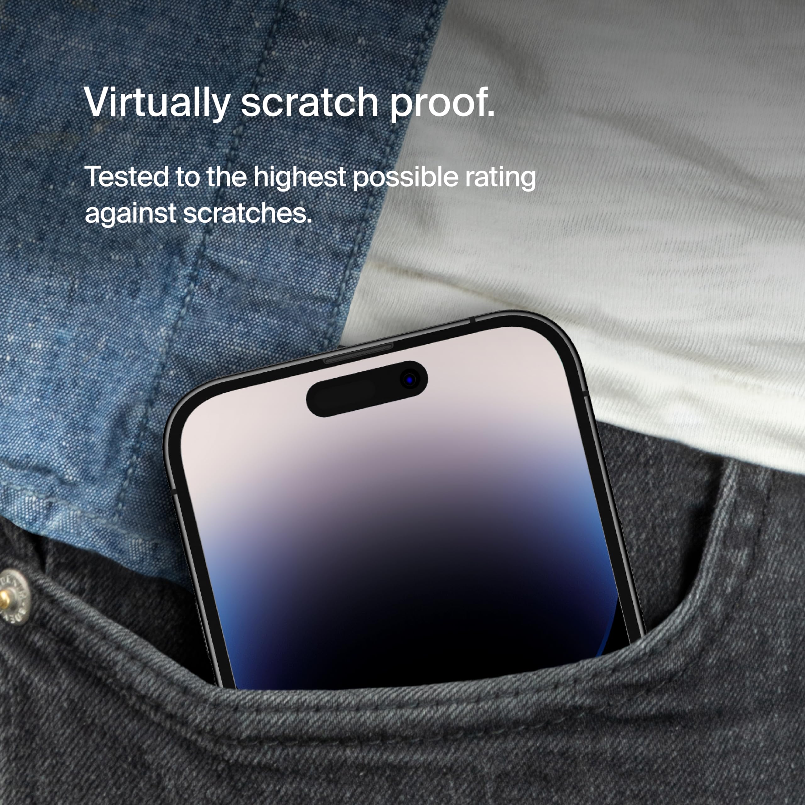belkin-screenforce-privacy-protection-d-cran-pour-iphone-14-pro-verre-tremp-filt image 2
