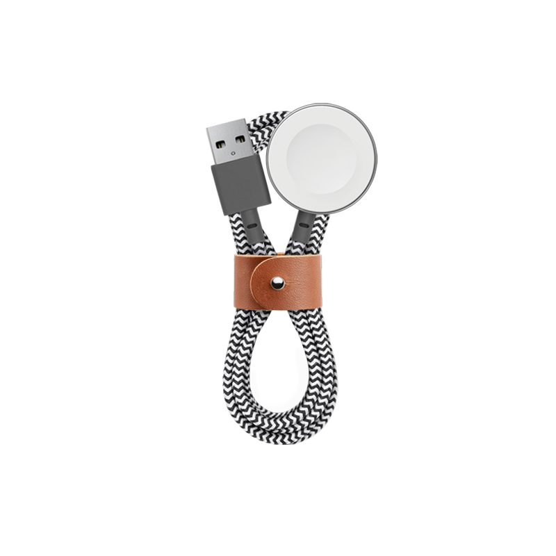 native-union-belt-watch-chargeur-apple-watch-avec-sangle-en-cuir image 1