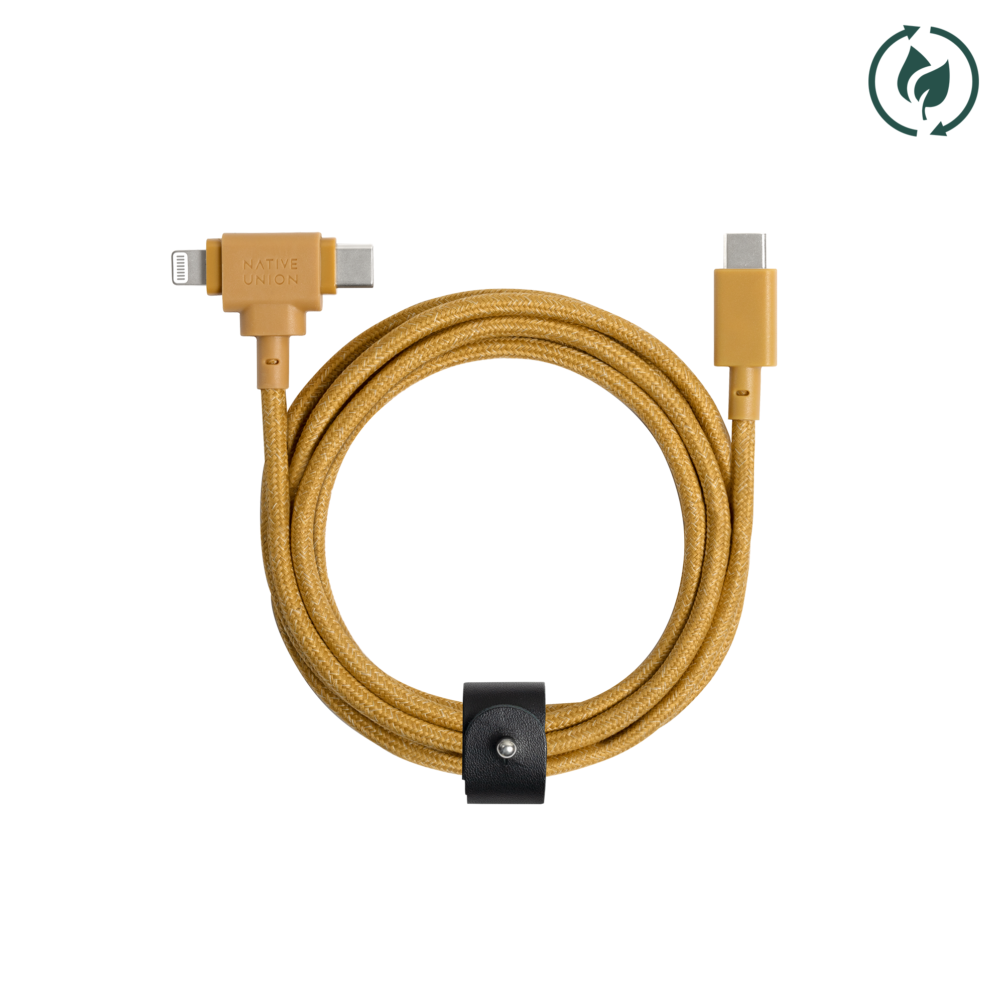 native-union-belt-cable-duo-usb-c-vers-usb-c-et-lightning image 1