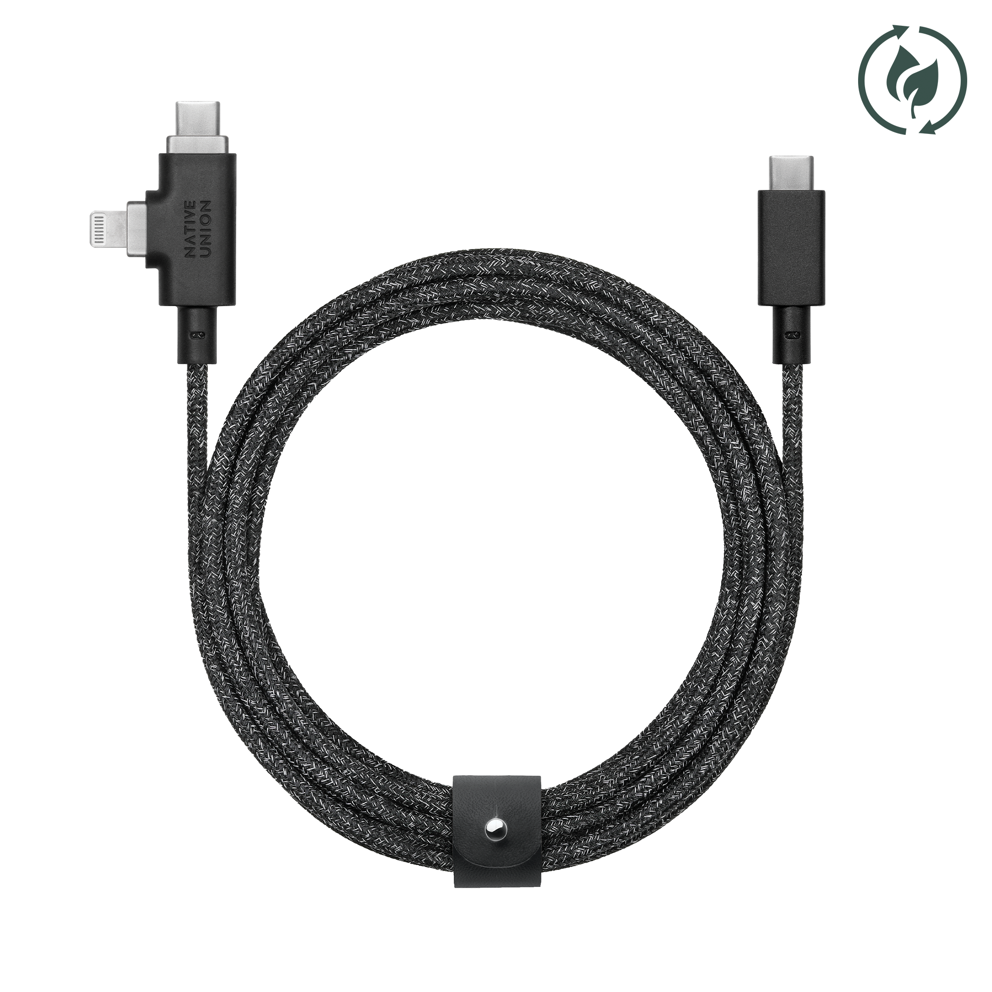 native-union-belt-cable-duo-pro-240w-usb-c-vers-usb-c-lightning-2-en-1 image 1