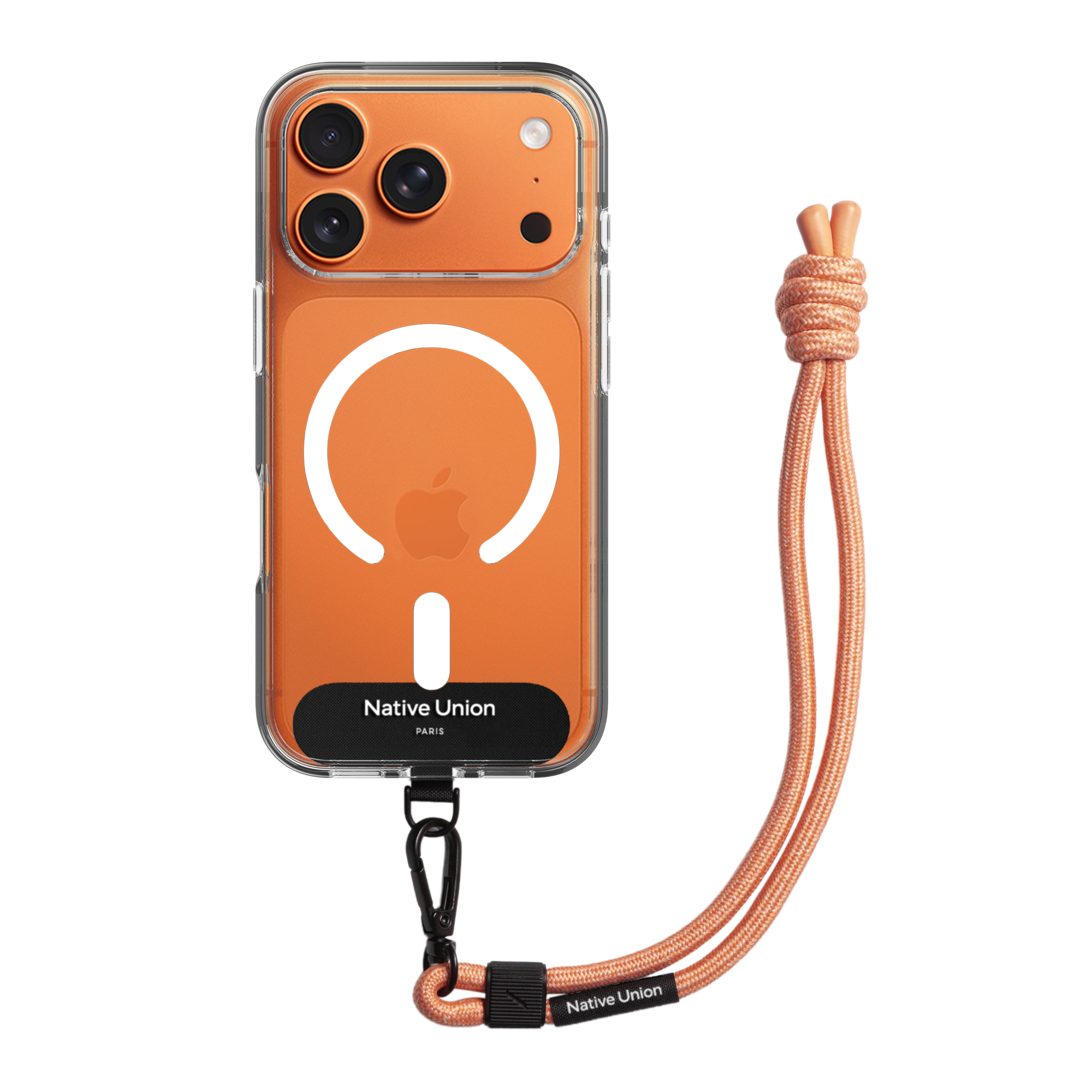 native-union-re-clear-iphone-case-city-grip-set-coque-et-bracelet image 1