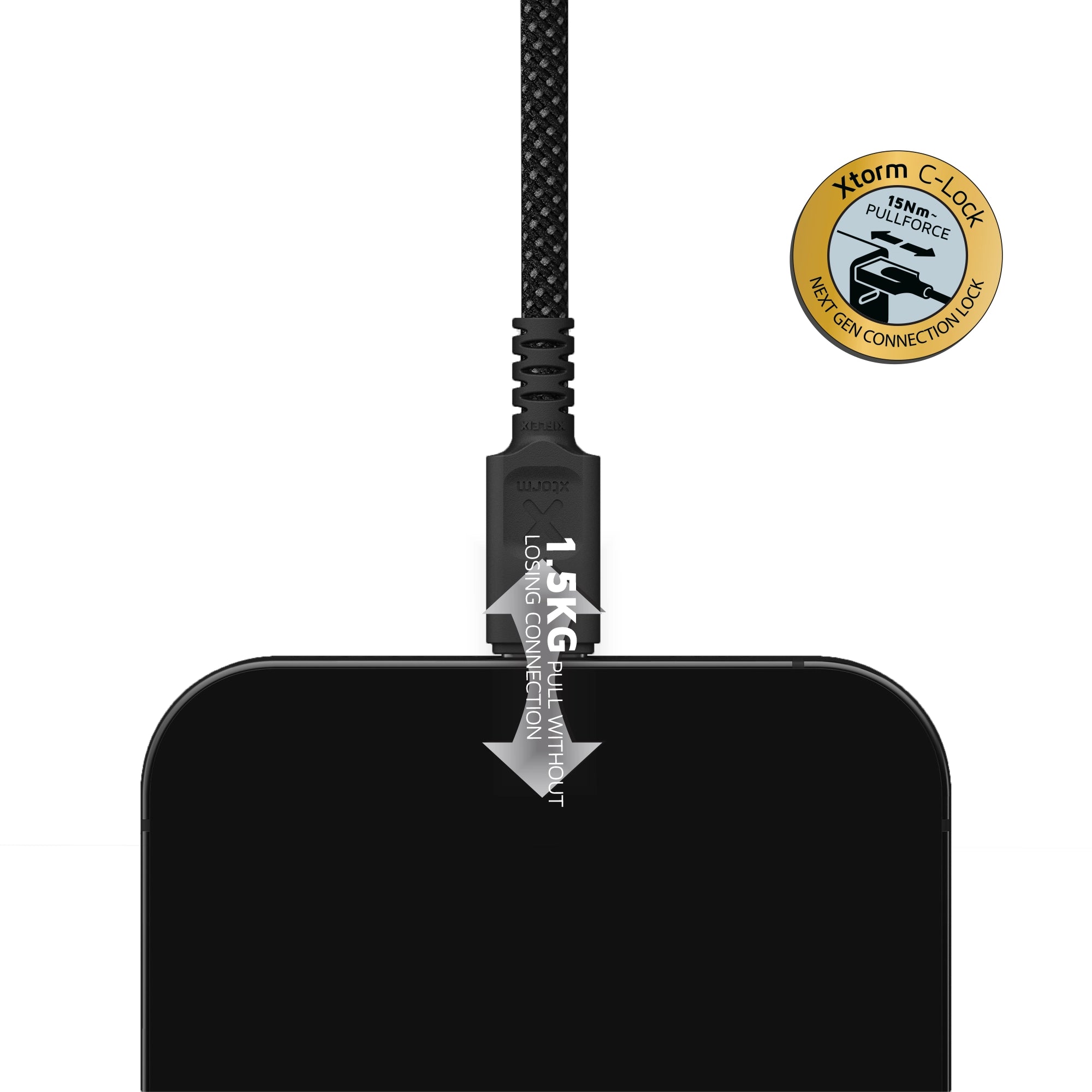 xtorm-travelpro-magnetic-cable-usb-c-pd-100w-1m-noir image 8