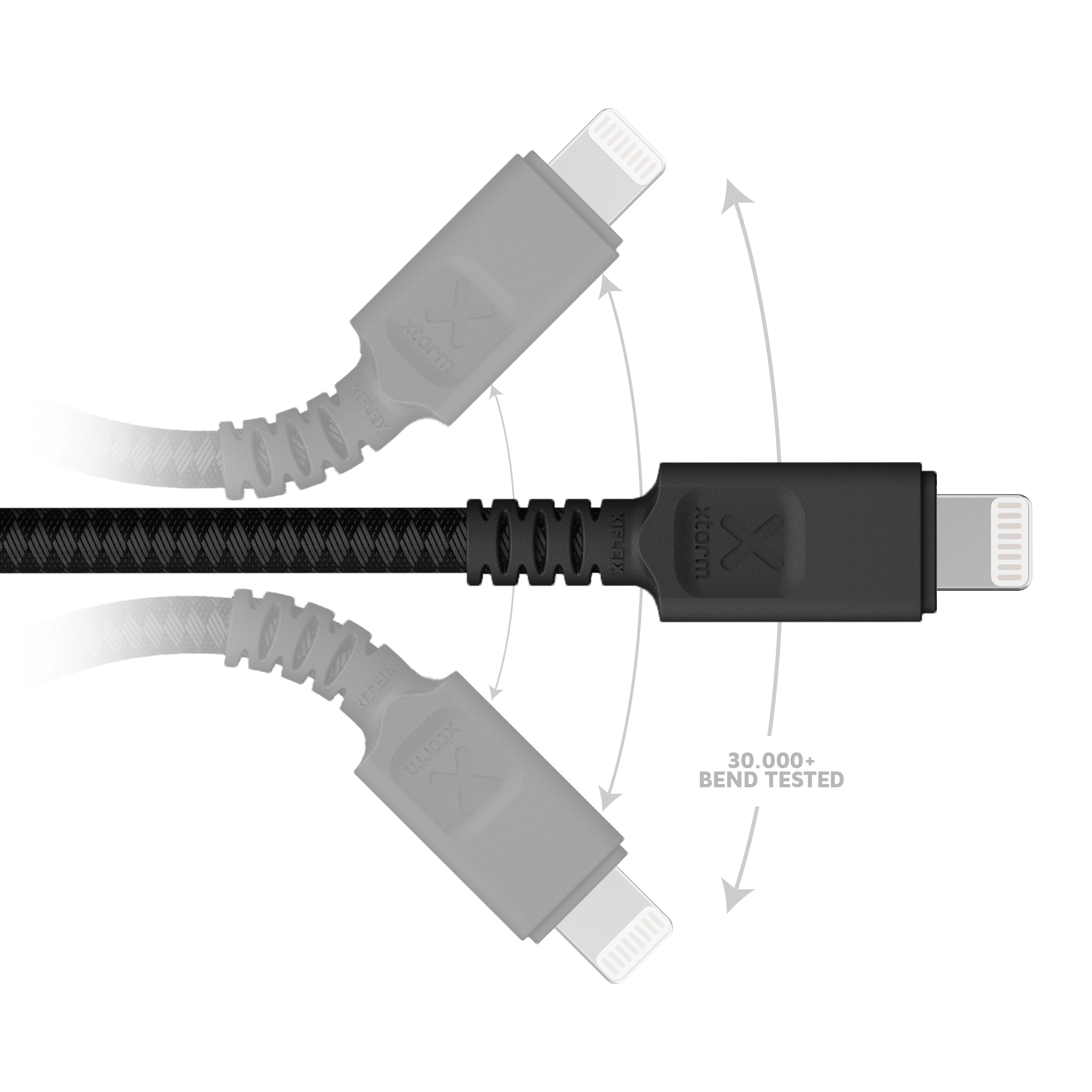 xtorm-next-gen-cable-usb-a-vers-lightning-3-m-noir image 7