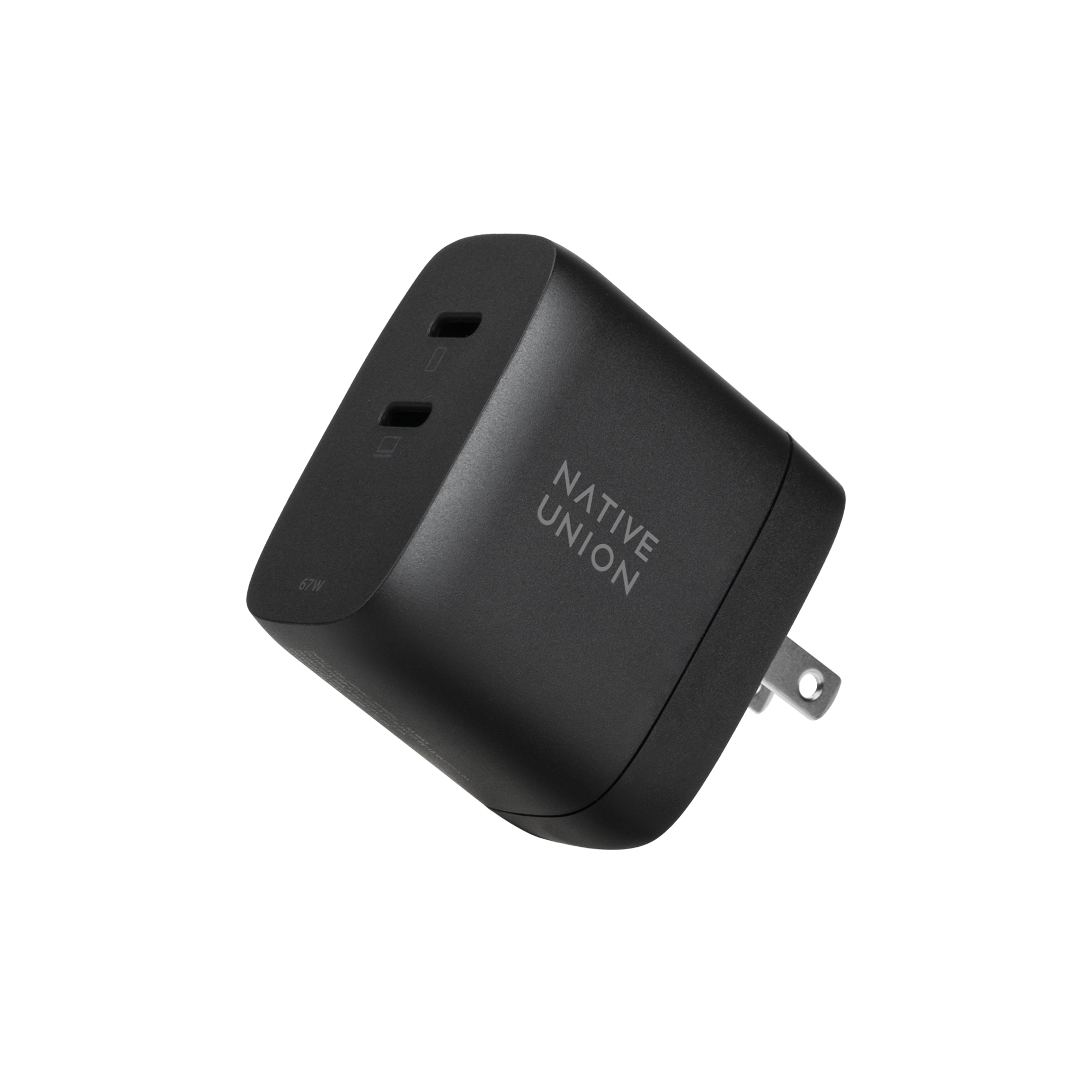 chargeur-rapide-gan-67w-native-union-avec-double-usb-c-power-delivery image 1
