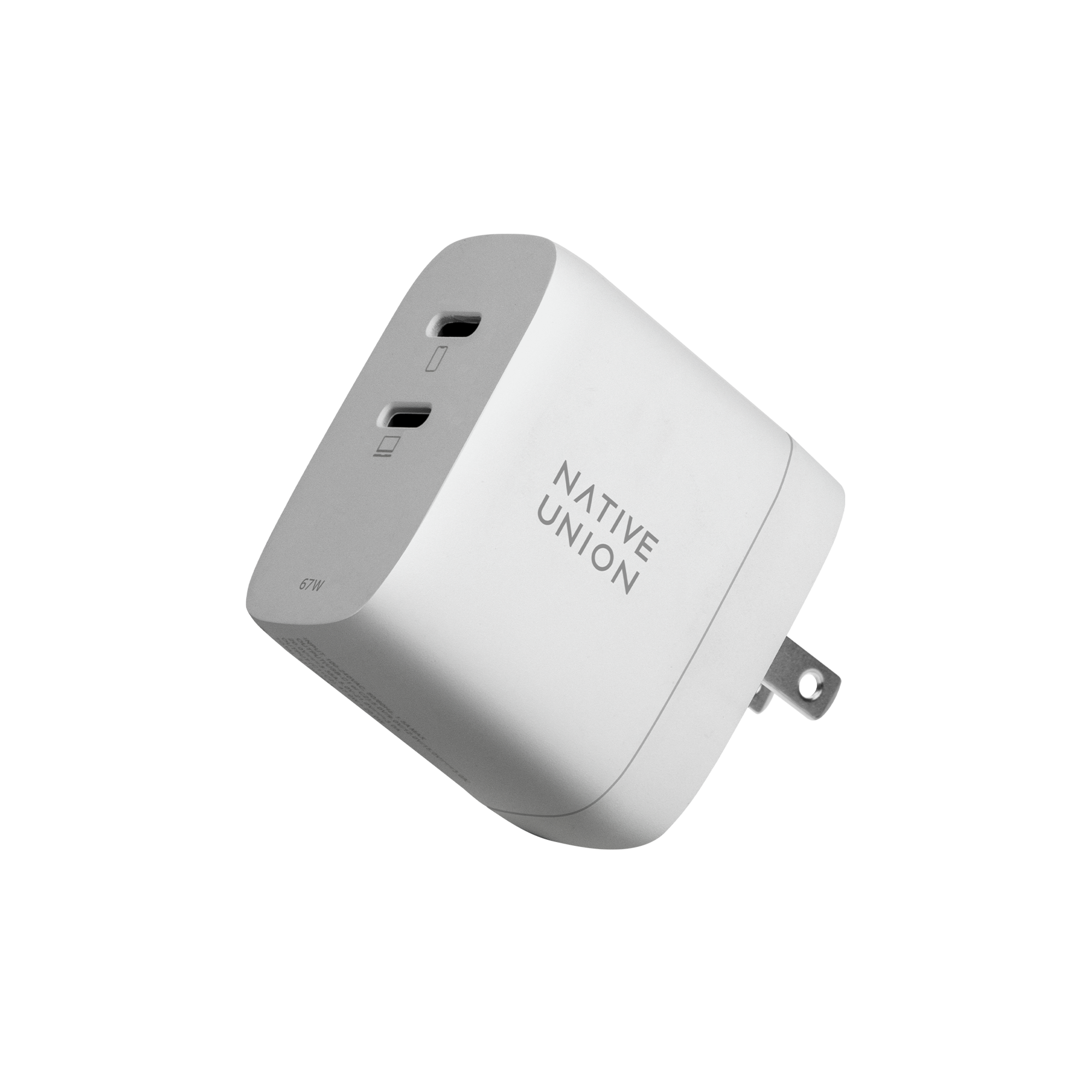 chargeur-rapide-gan-67w-native-union-avec-double-usb-c-power-delivery image 3