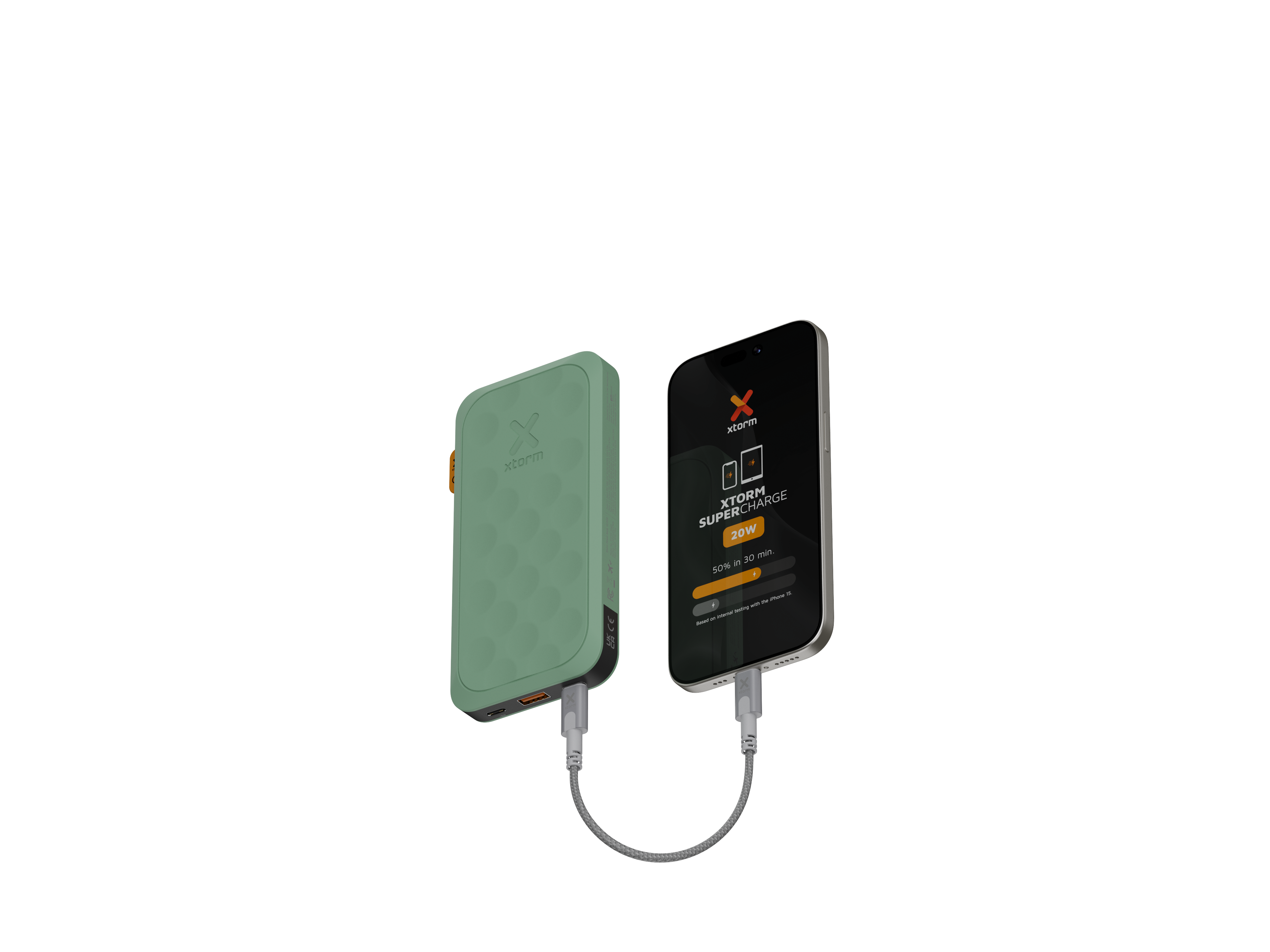xtorm-fuel-series-5-power-bank-20w-10000-mah-sage-green image 3