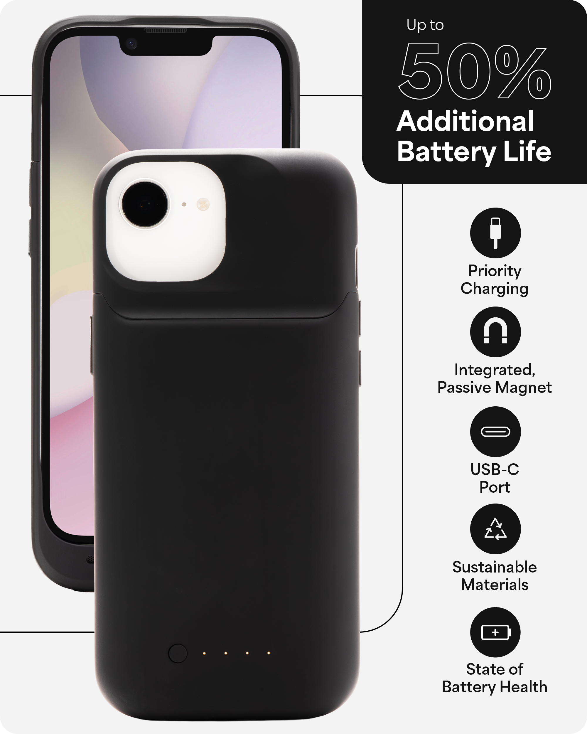 mophie-juice-pack-pour-iphone-17e-et-16e-coque-batterie-3-600-mah image 2