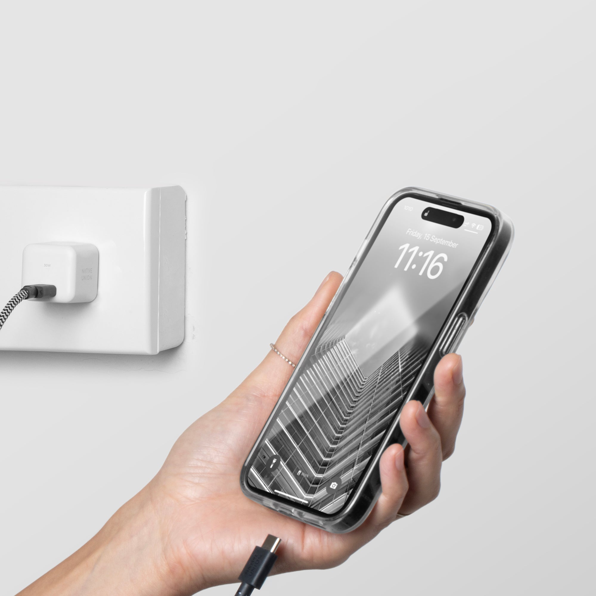 native-union-fast-gan-charger-pd-30w-avec-c-ble-usb-c image 2