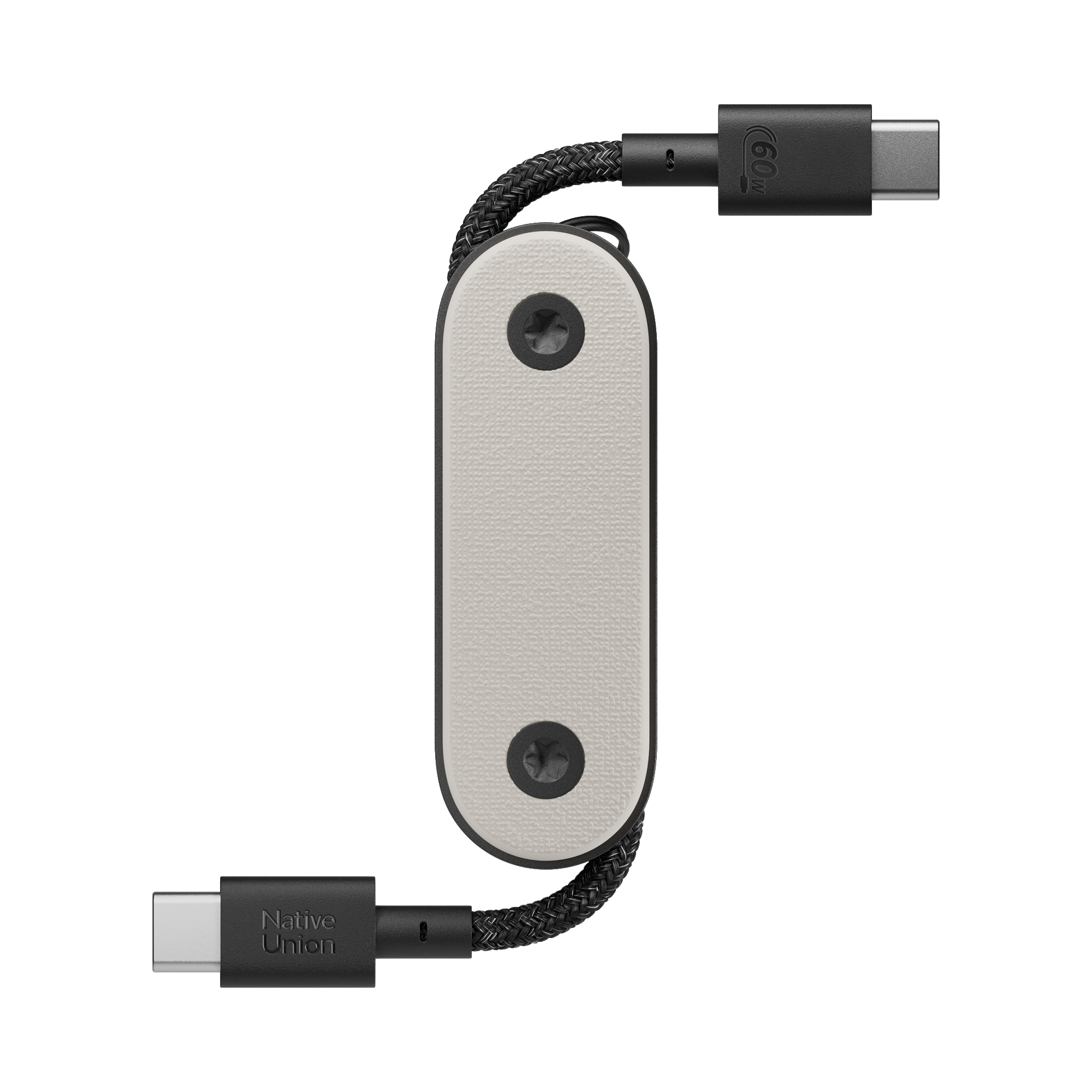 native-union-pocket-cable-c-ble-usb-c-vers-usb-c-60w-avec-porte-cl-s-int-gr image 3