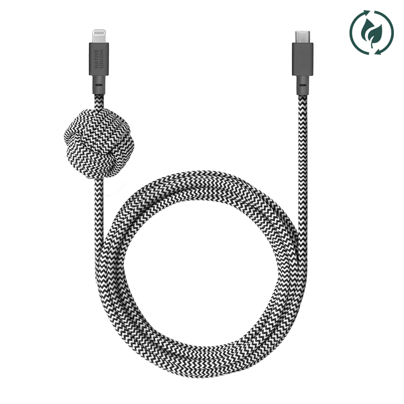 native-union-night-cable-usb-c-vers-lightning-3-m-lot-de-3 image 4
