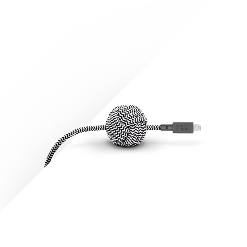 native-union-night-cable-usb-a-vers-lightning-3-m-packaging-responsable image 2